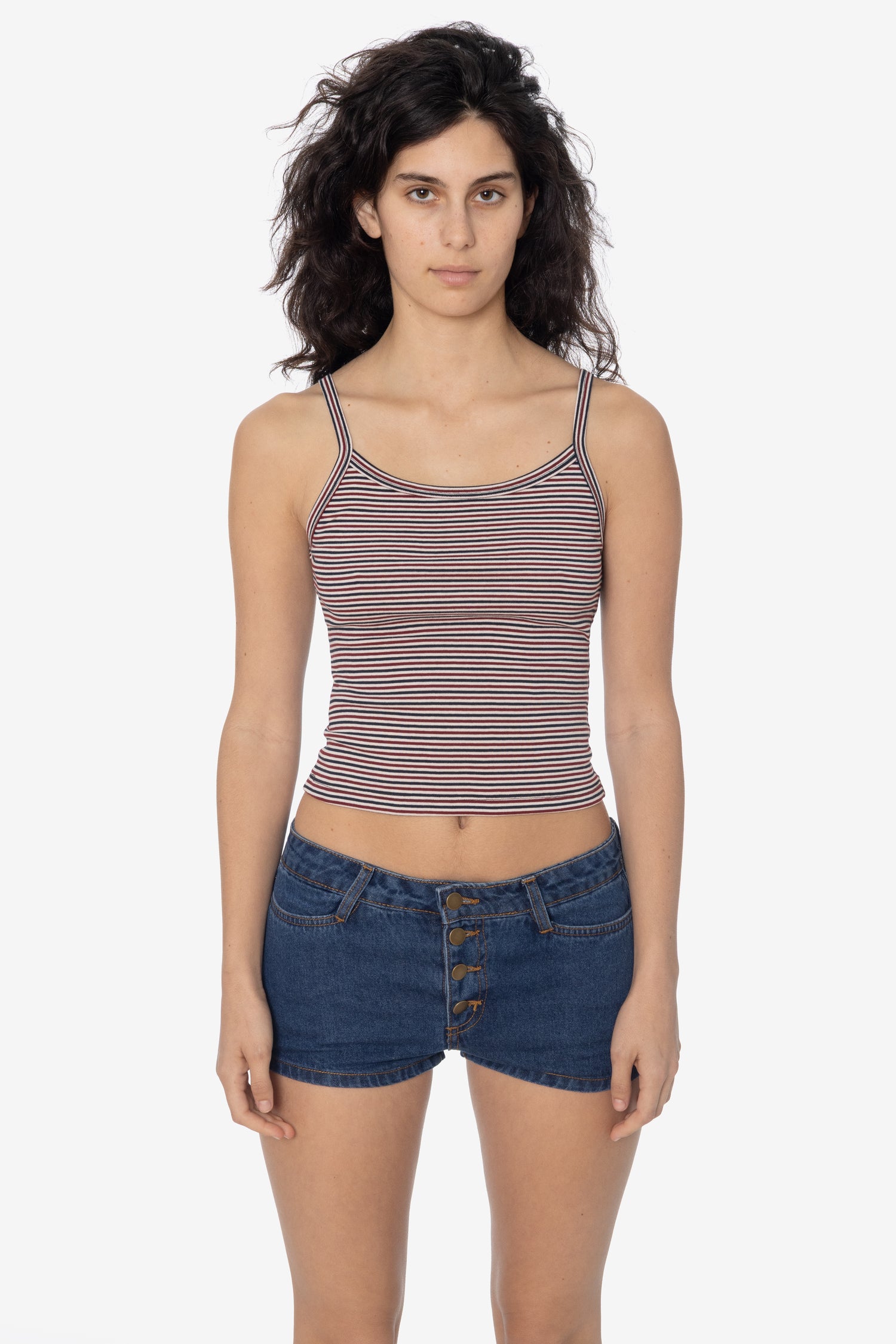 Cranberry/Navy/Natural Candy Stripe