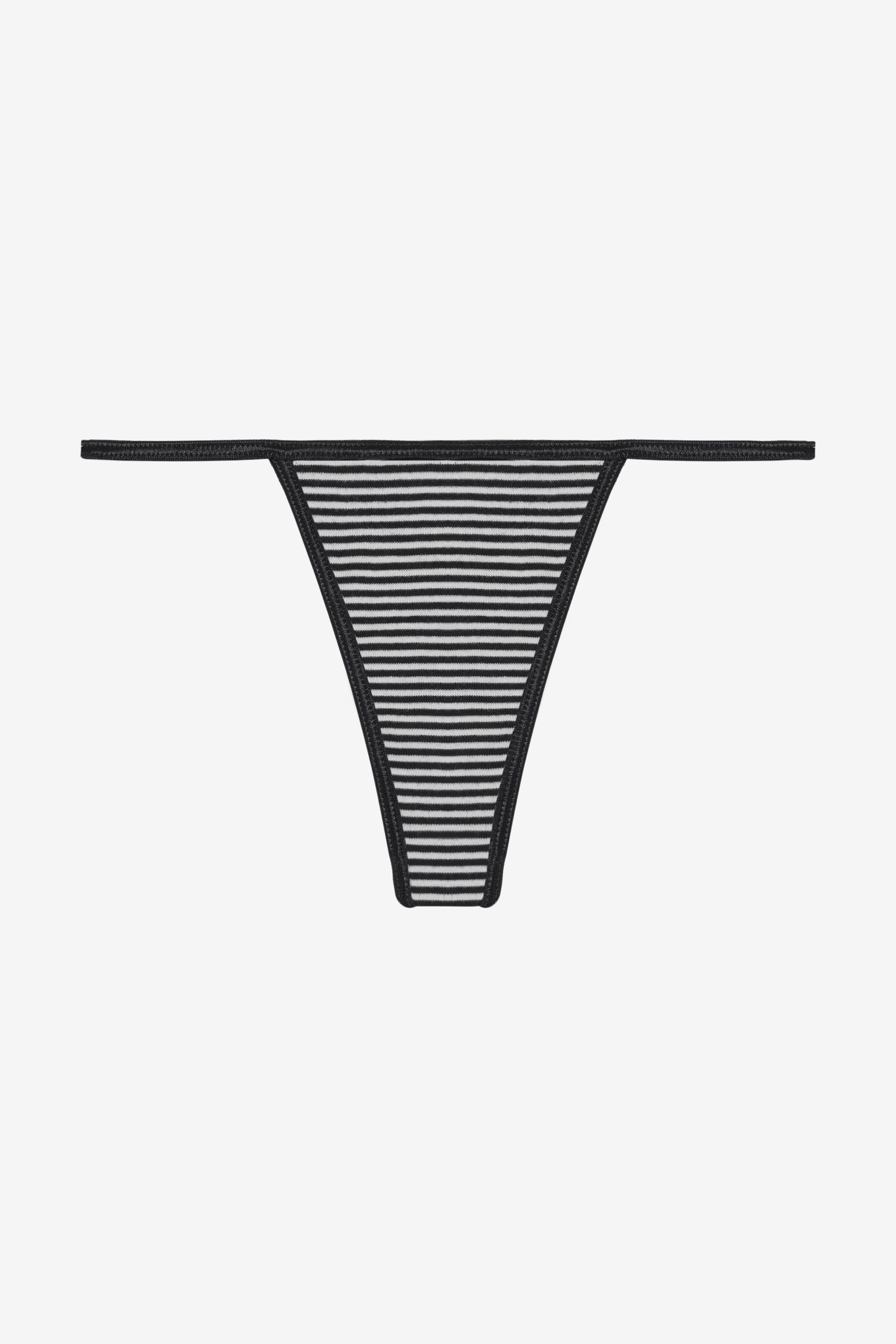 black/natural candy stripe