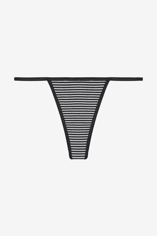 black/natural candy stripe
