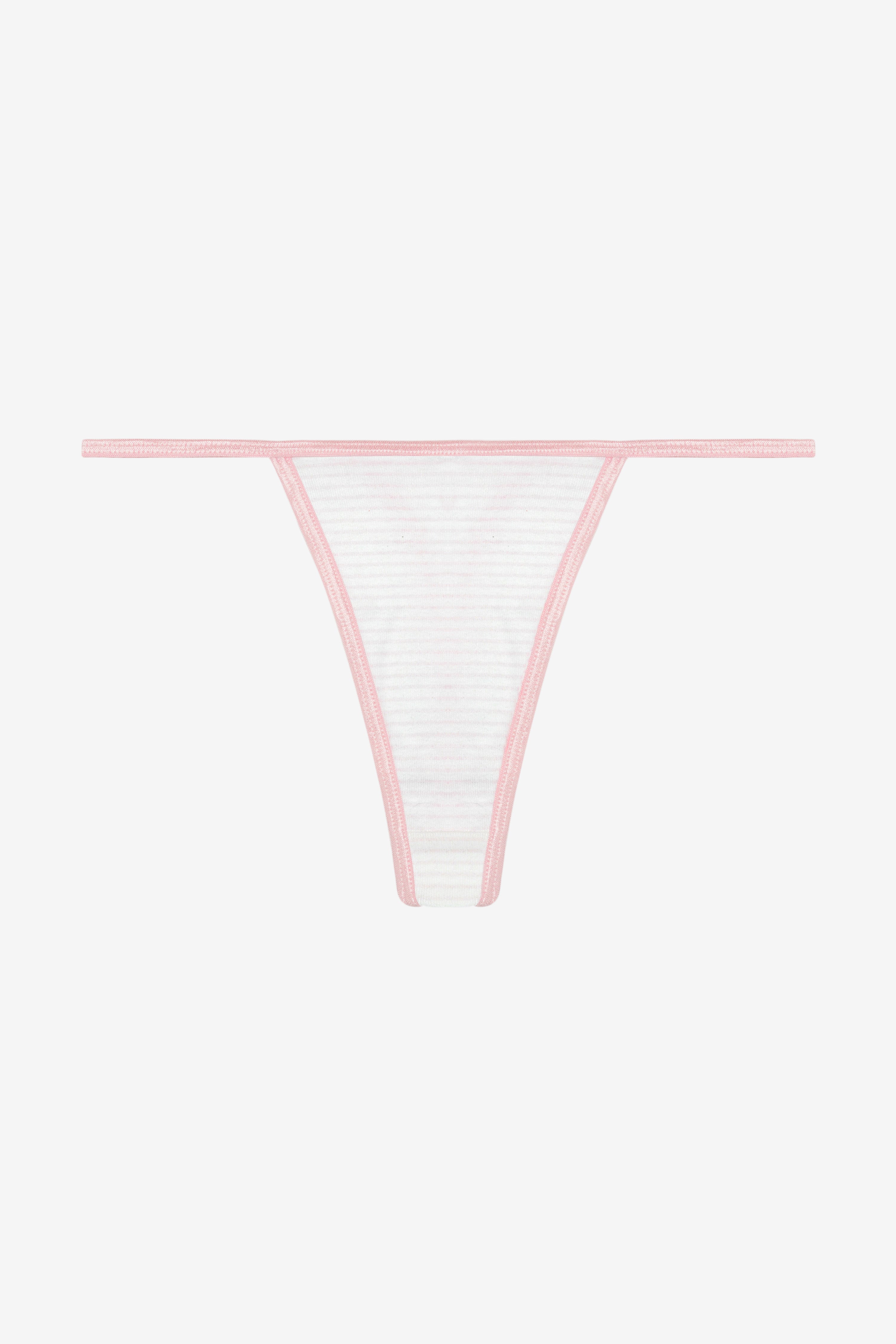 white/light pink stripe