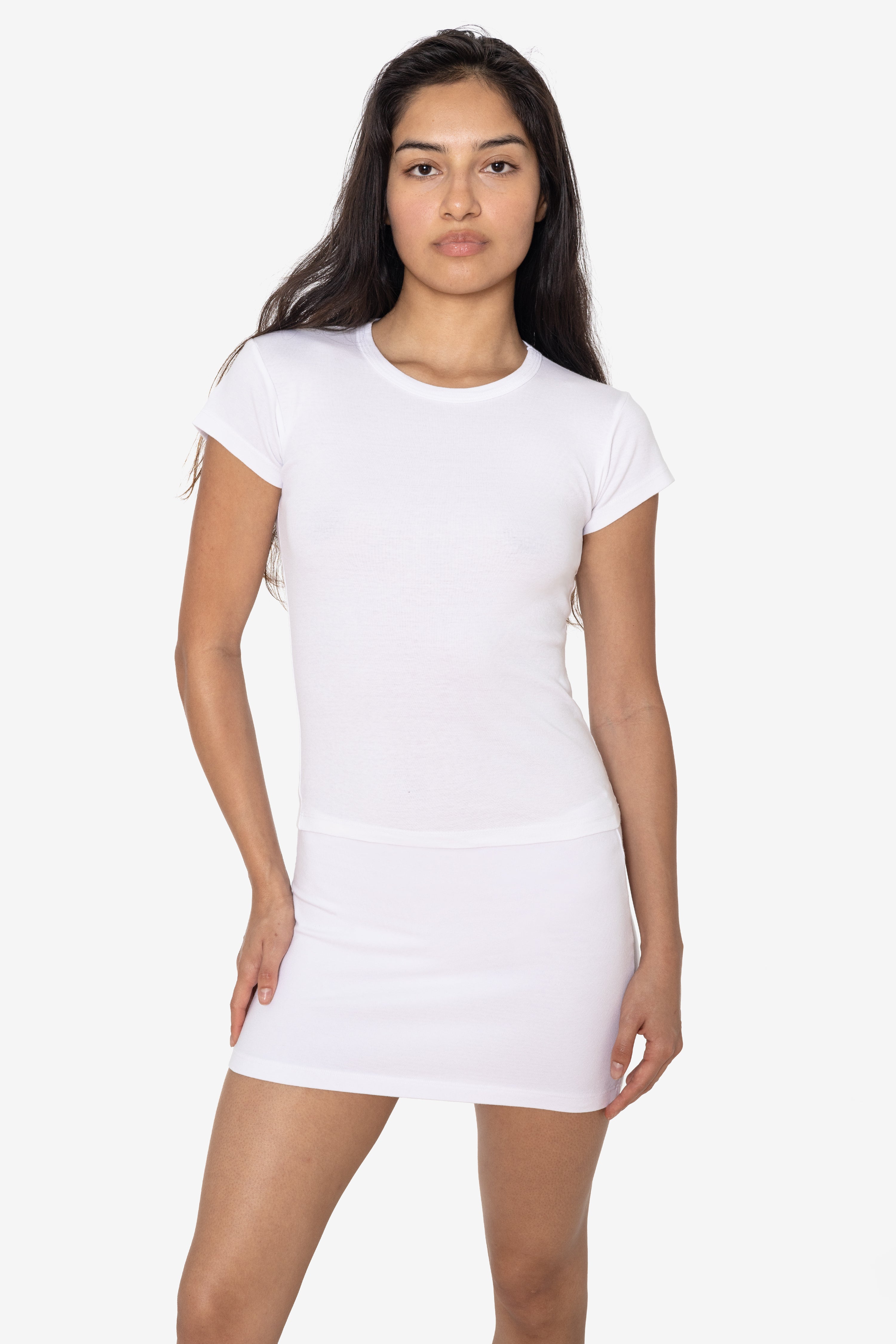 43021GD - Garment Dye Cap Sleeve Baby Rib T-Shirt – Los Angeles