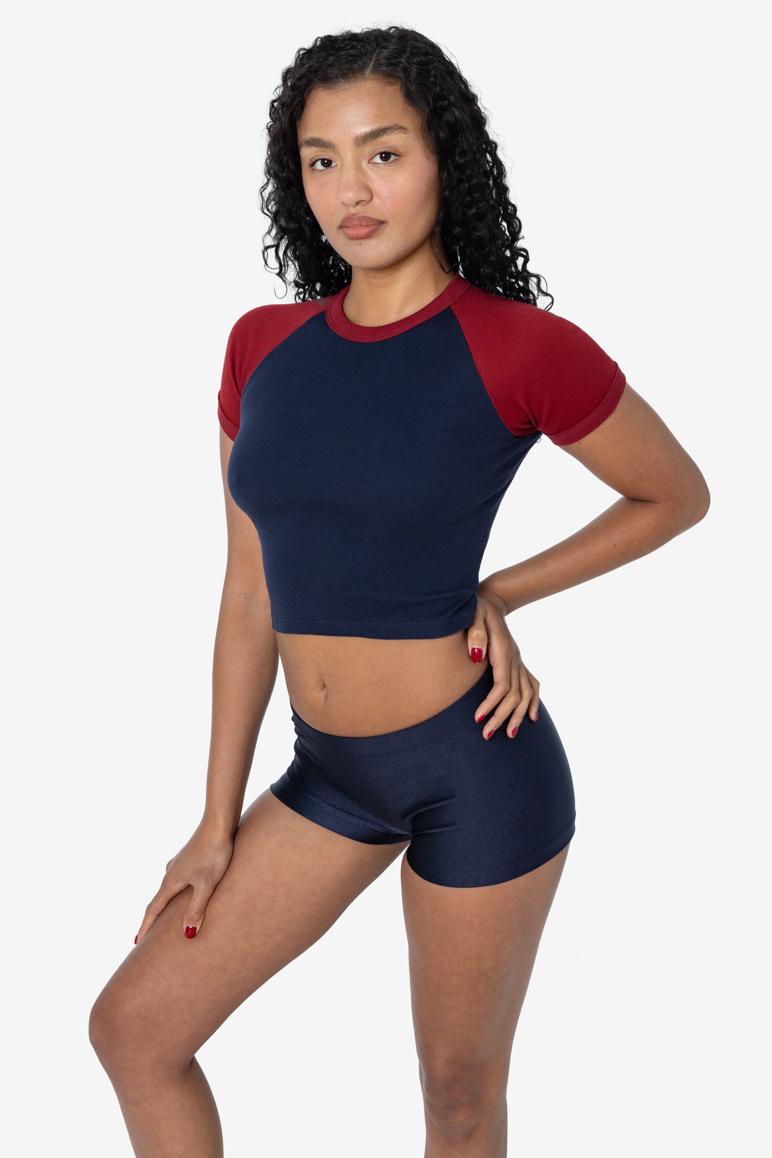 navy/cranberry