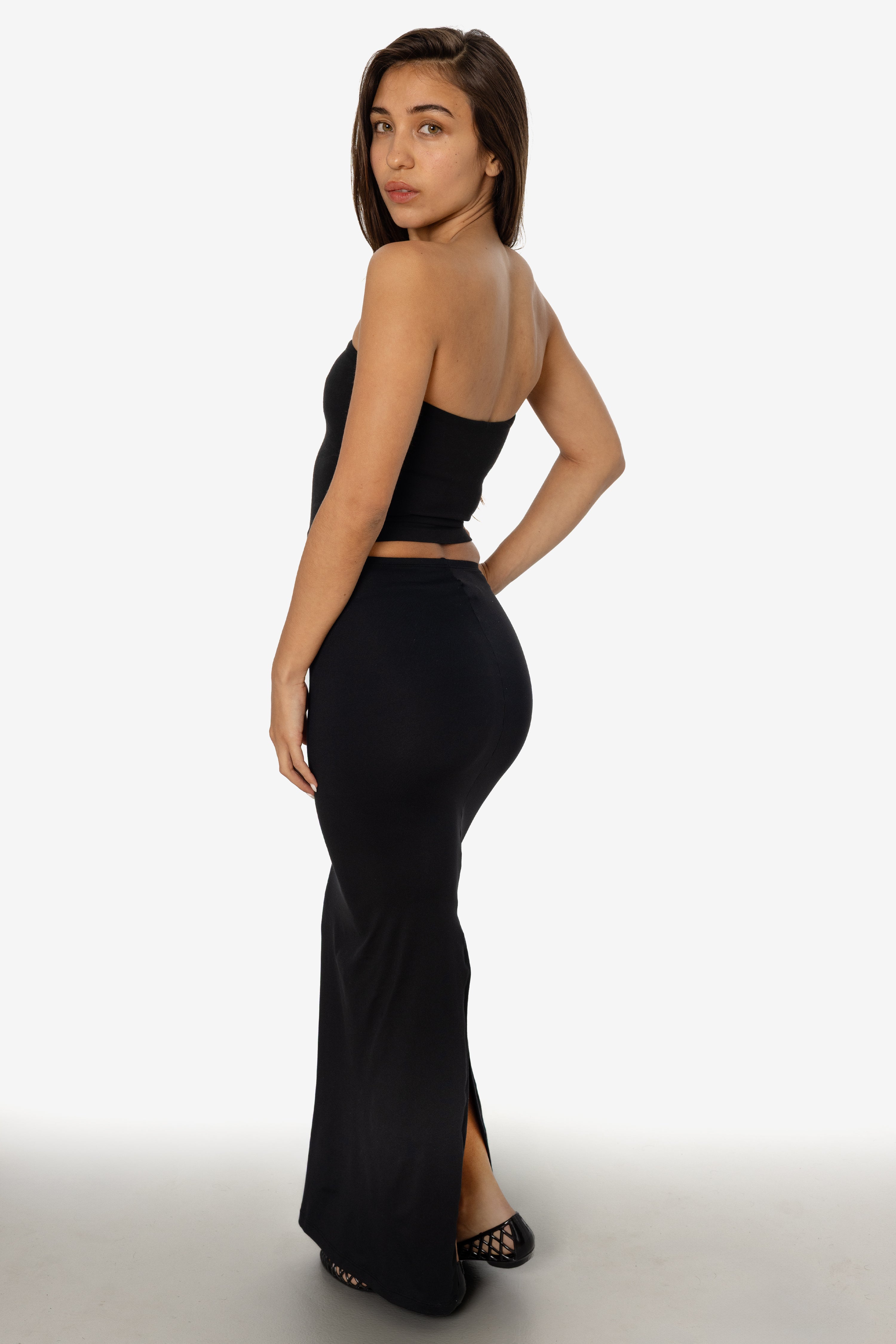 RSNJ103 - UPF40 Performance Jersey Maxi Skirt – Los Angeles Apparel