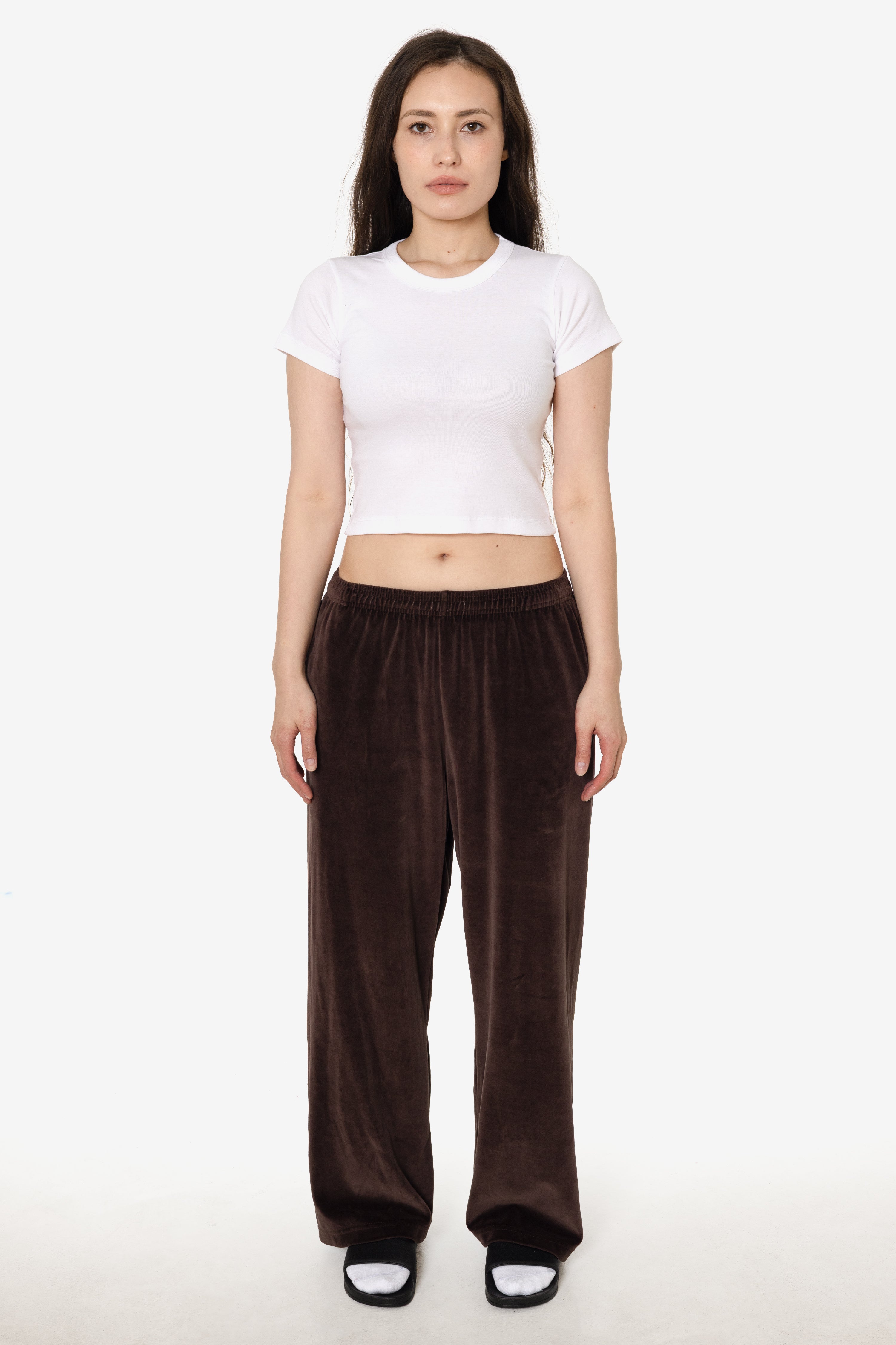 VLR445GD - Garment Dye Velour Open Bottom Sweatpants – Los Angeles