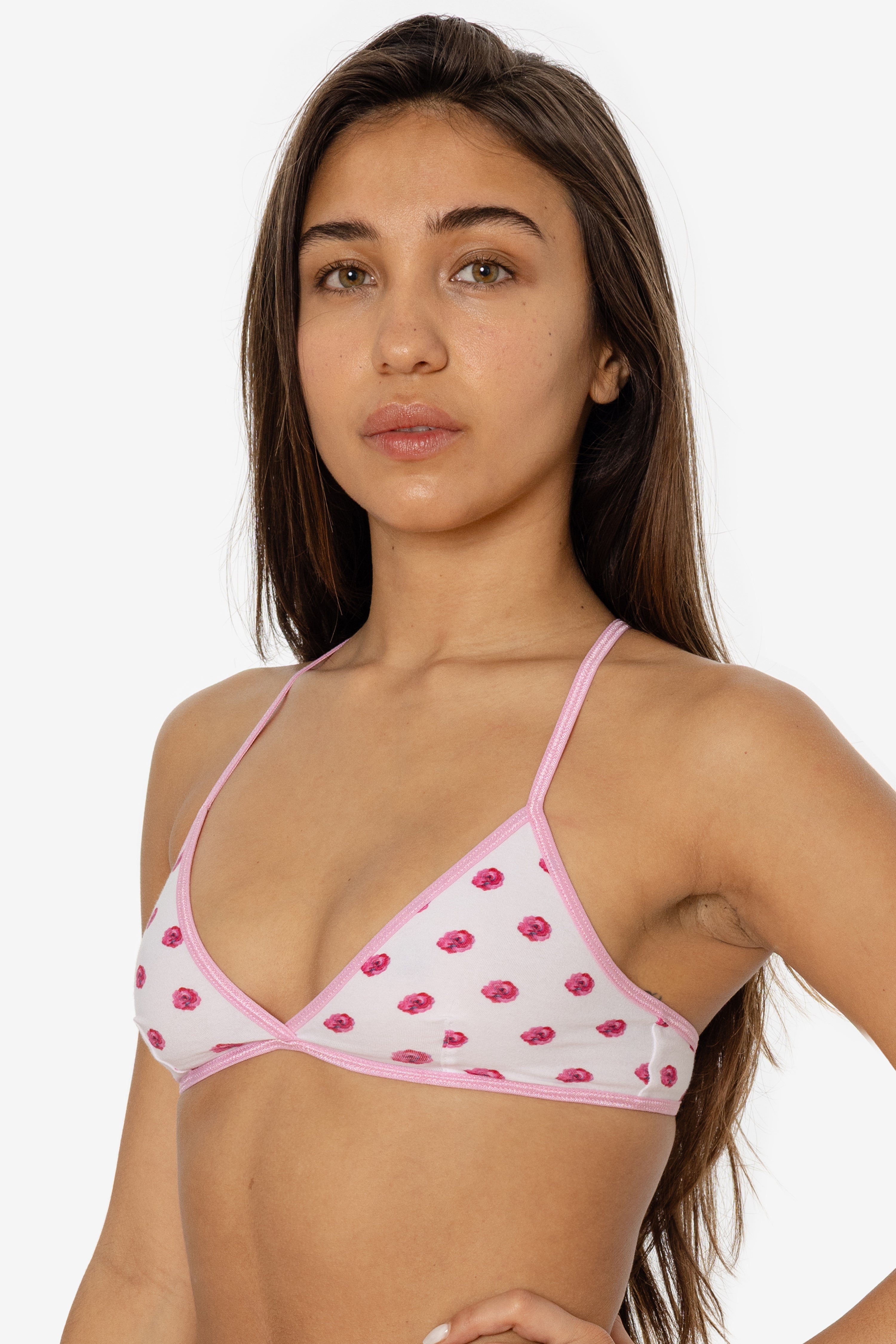 8392P - Printed Crossback Bra – Los Angeles Apparel