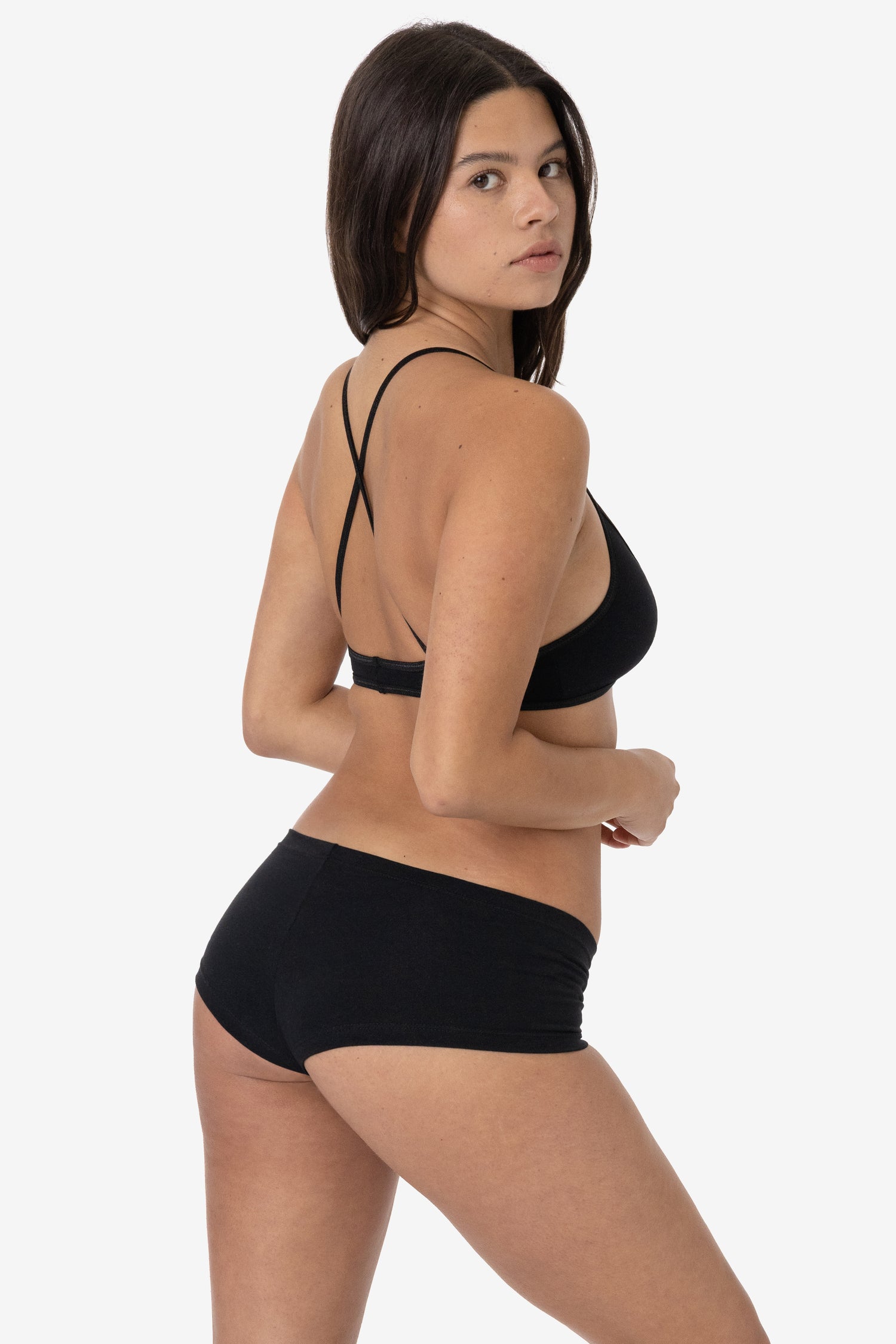 Best Booty Shorts for Under Dresses, Cotton Spandex Jersey Hot Shorts, White / S by Los Angeles Apparel Best Booty Shorts for Under Dresses, Cotton Spandex Jersey Hot Shorts, White / S by Los Angeles Apparel