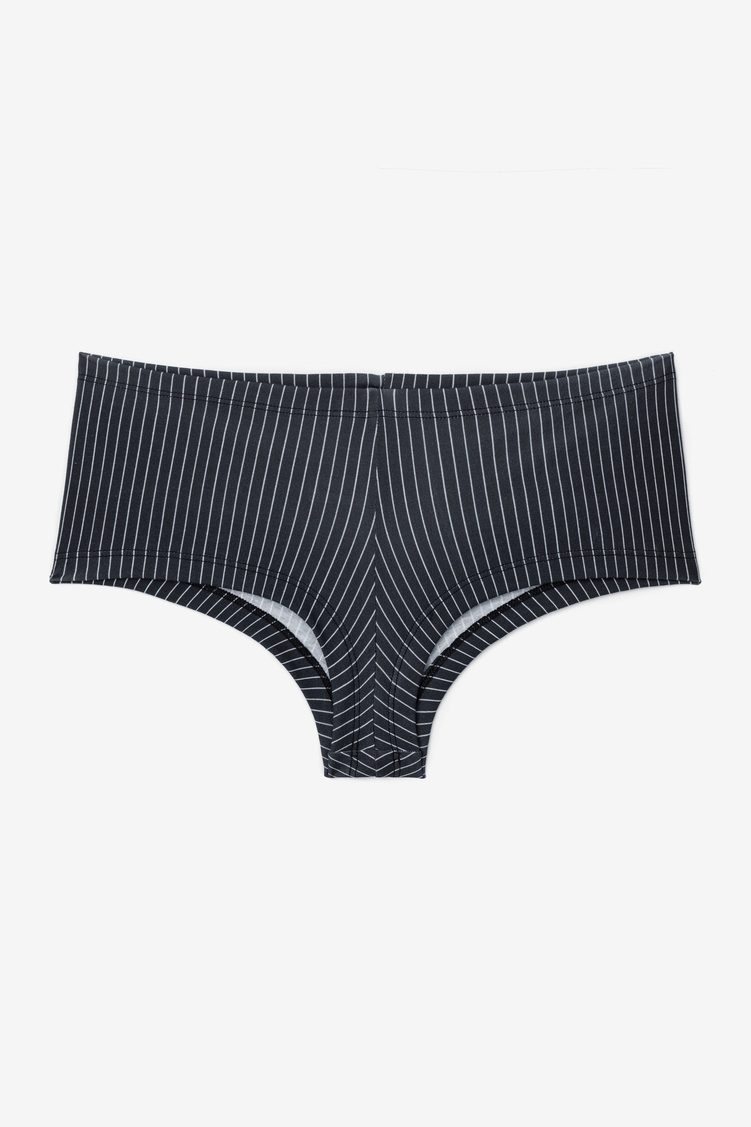 Charcoal/White Pinstripe