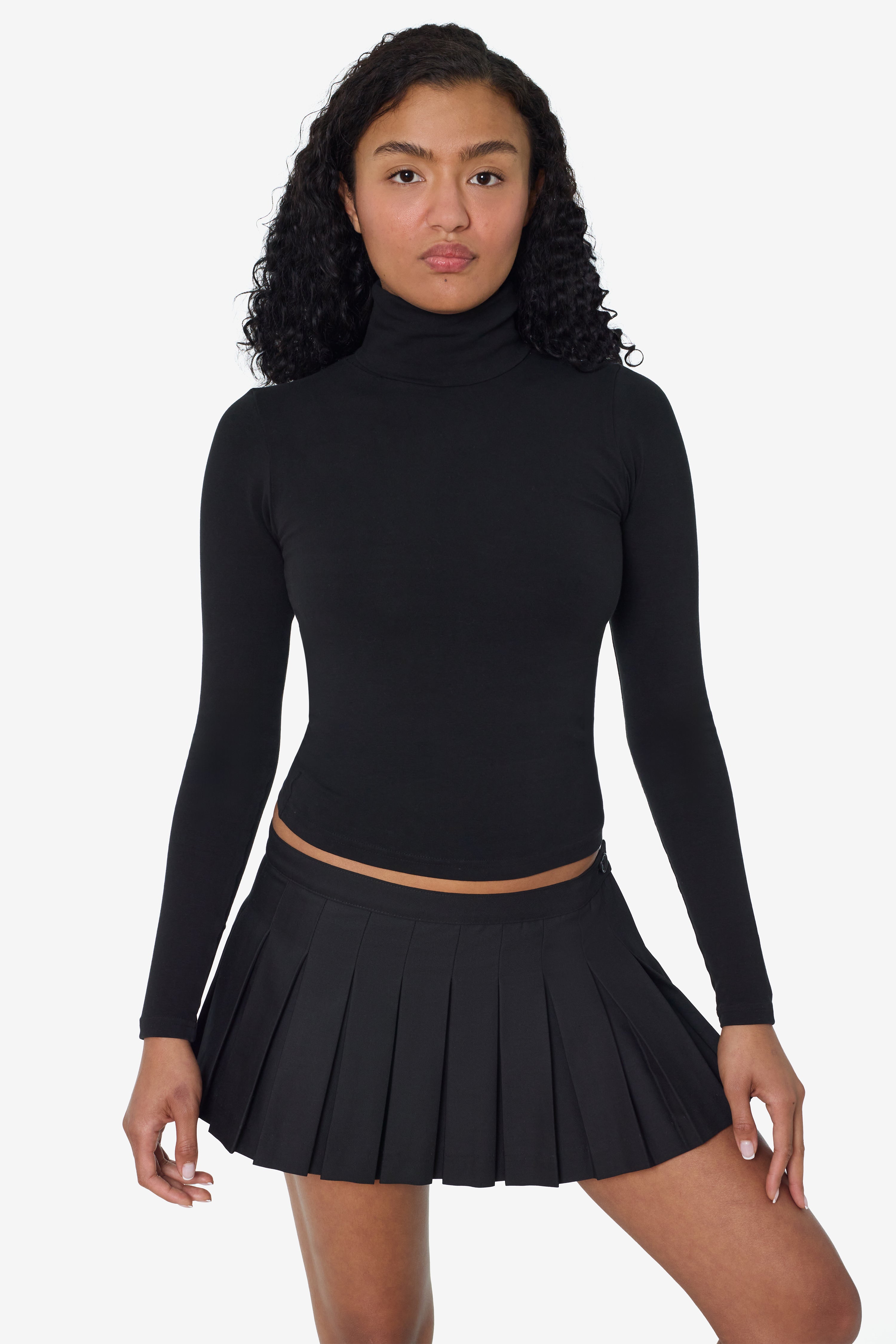 8306GD - Cotton Spandex Garment Dye Turtleneck – Los Angeles Apparel