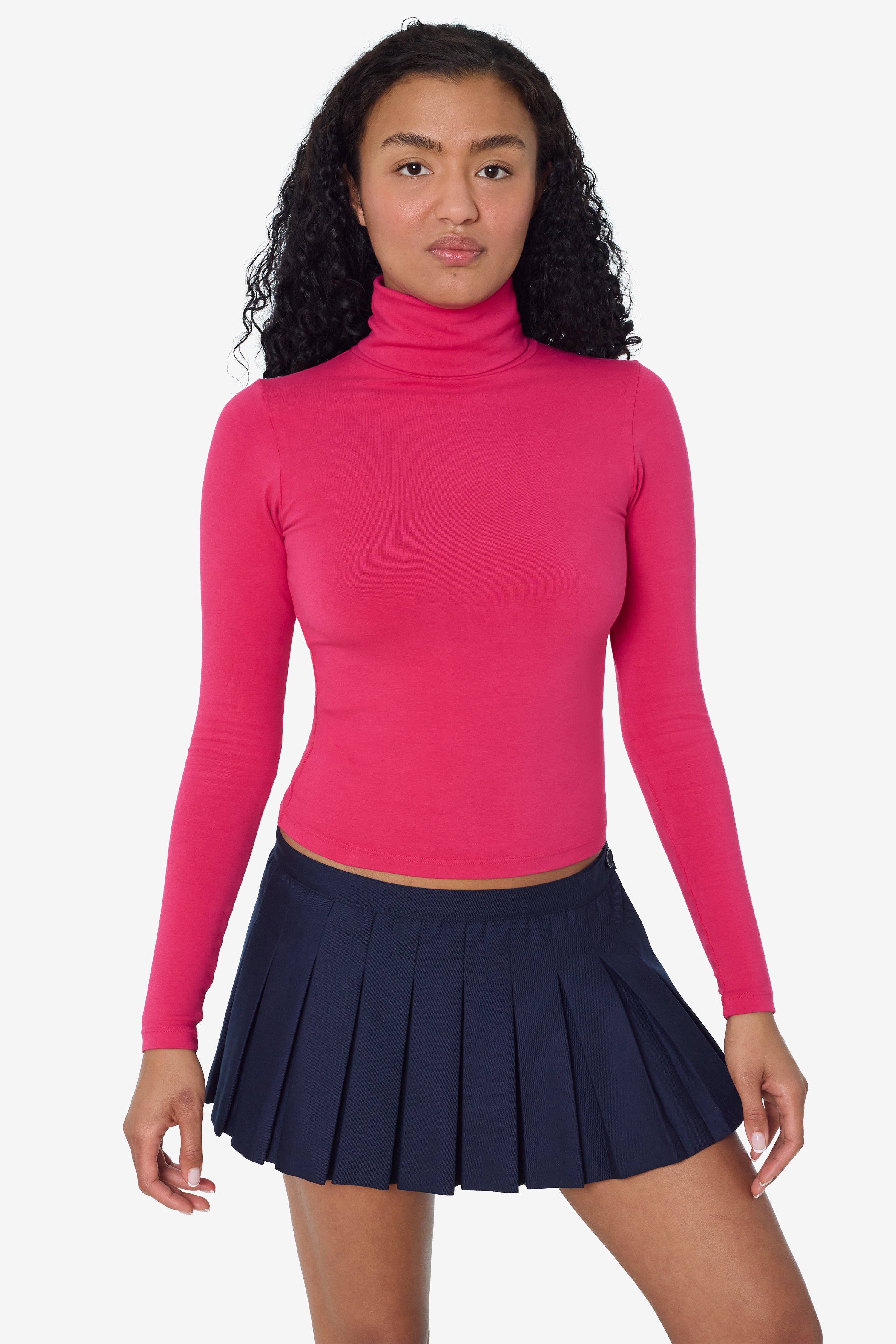 8306GD - Cotton Spandex Garment Dye Turtleneck – Los Angeles Apparel