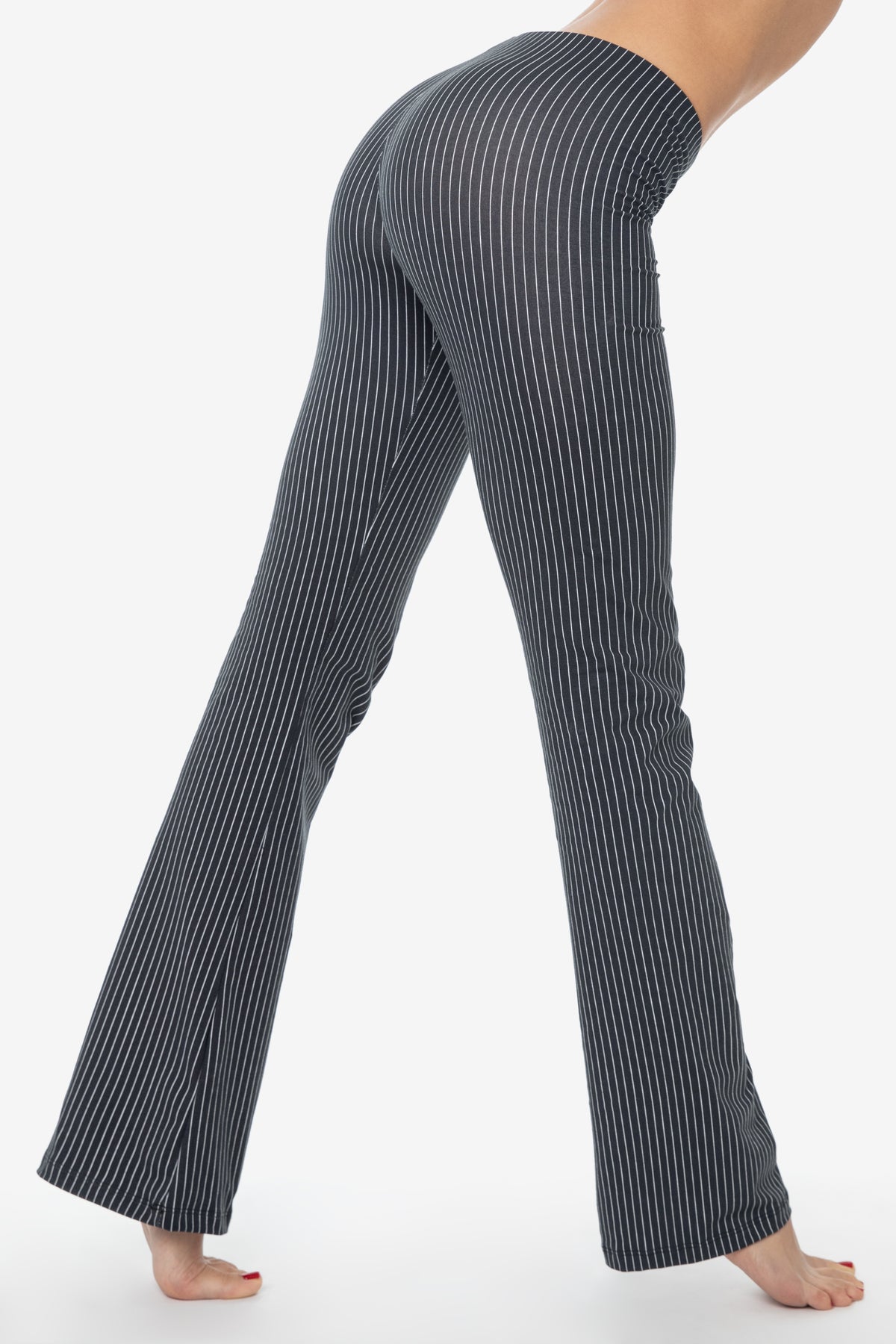 Charcoal/White Pinstripe