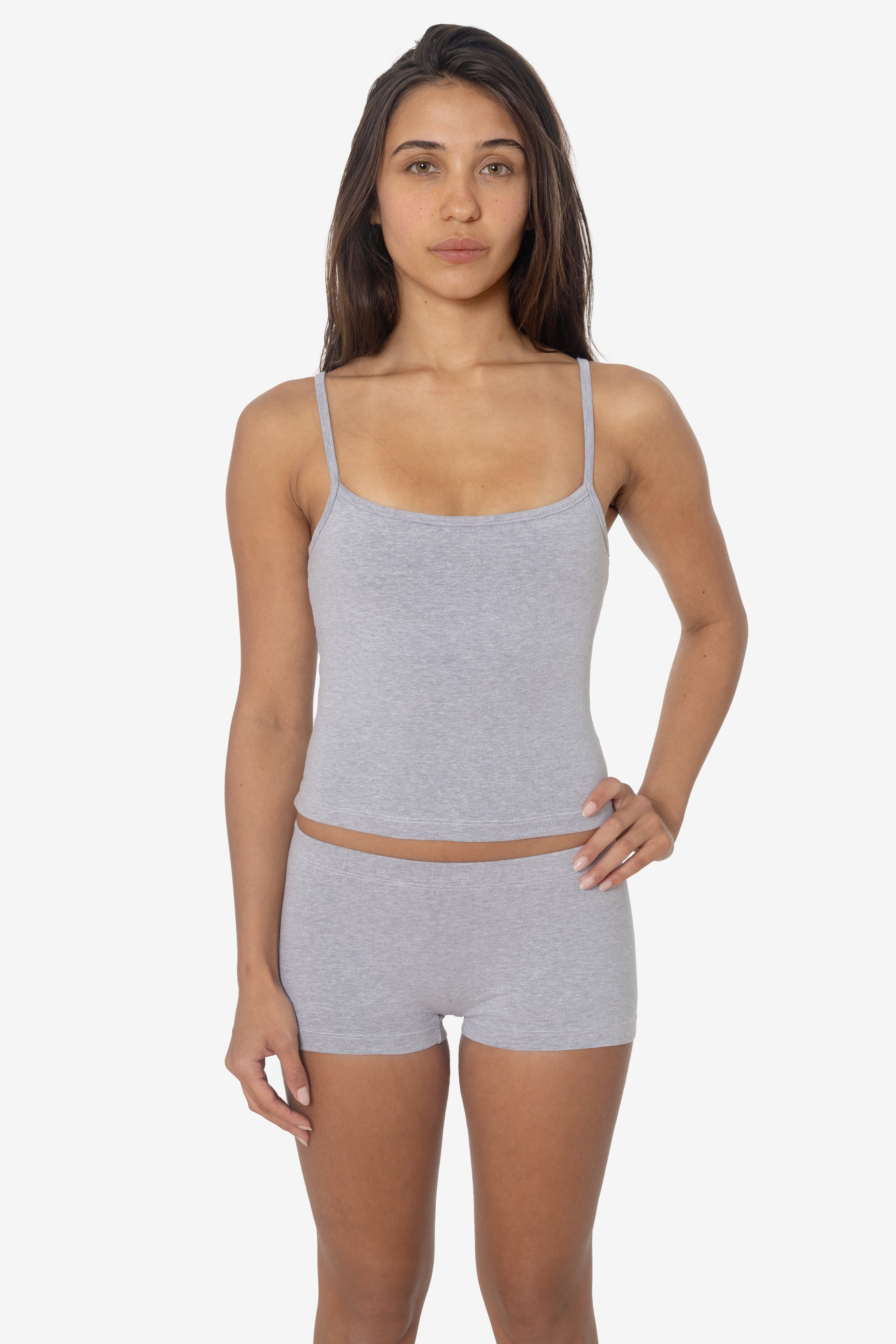 8320GD - Garment Dye Spaghetti Tank Camisole – Los Angeles Apparel