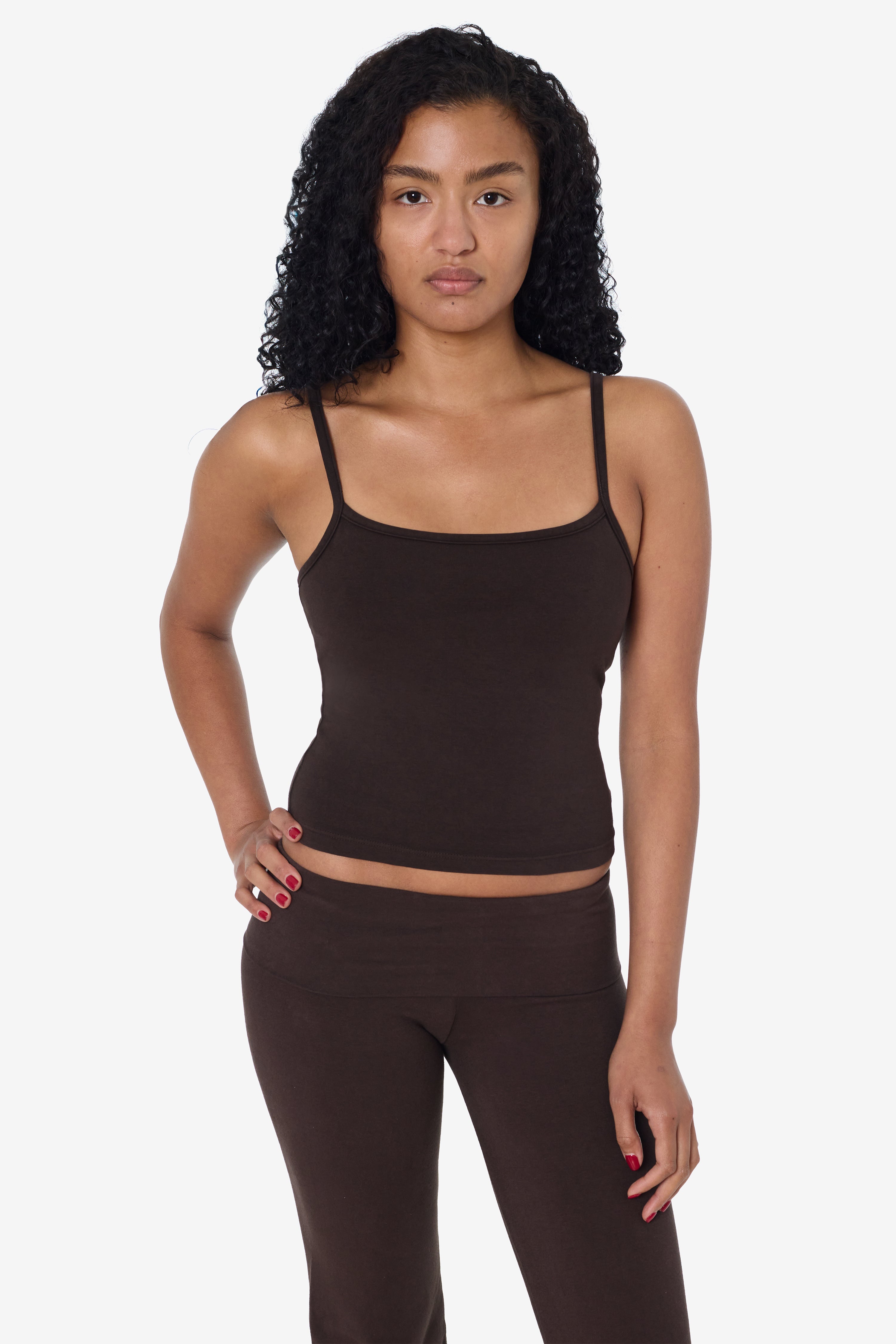8320GD - Garment Dye Spaghetti Tank Camisole – Los Angeles Apparel