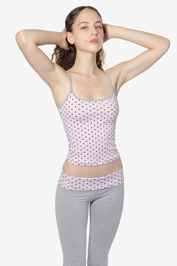 Taro/Cranberry Polka Dots/Heather Grey