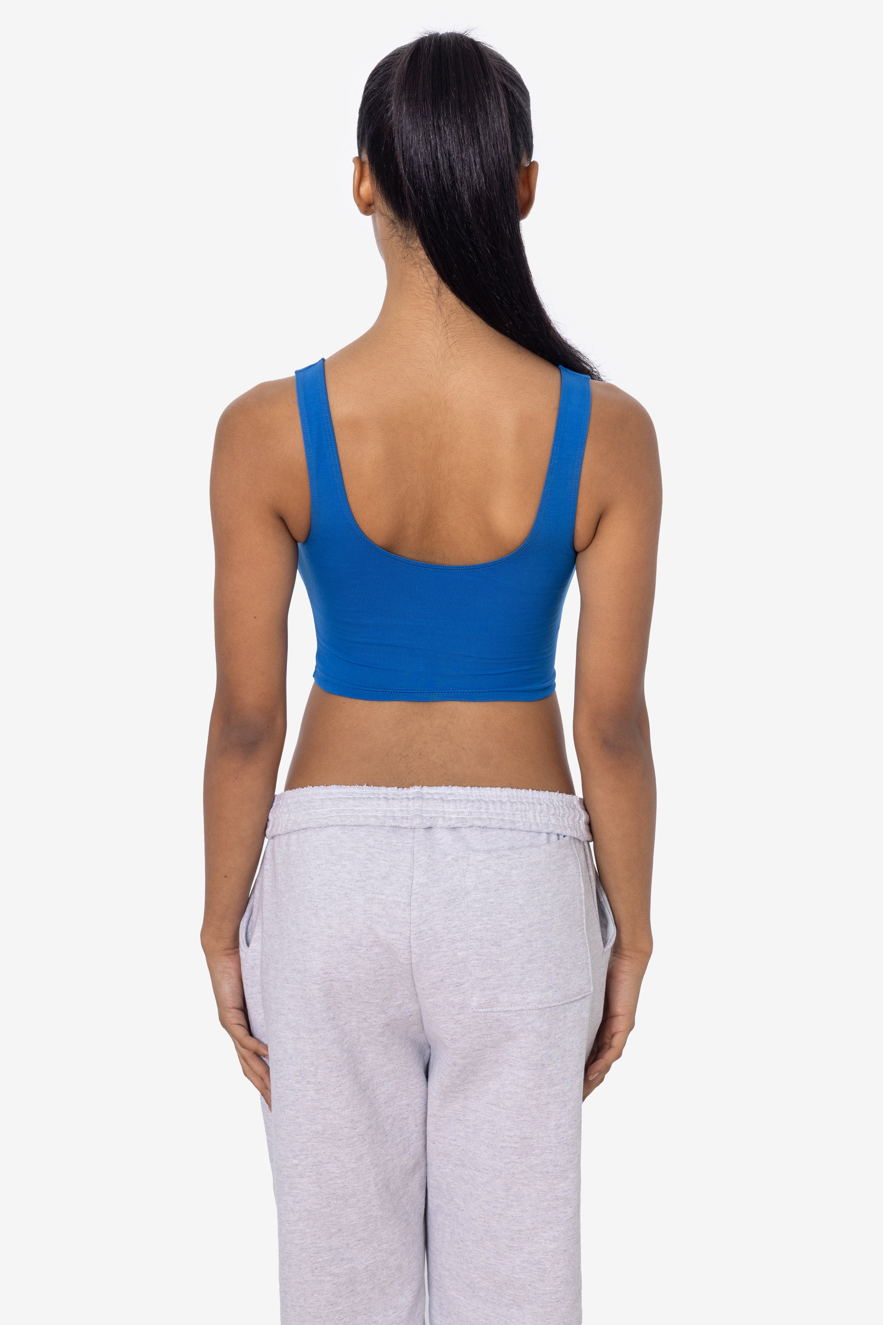 8383 - Cotton Spandex Tank Crop Top – Los Angeles Apparel