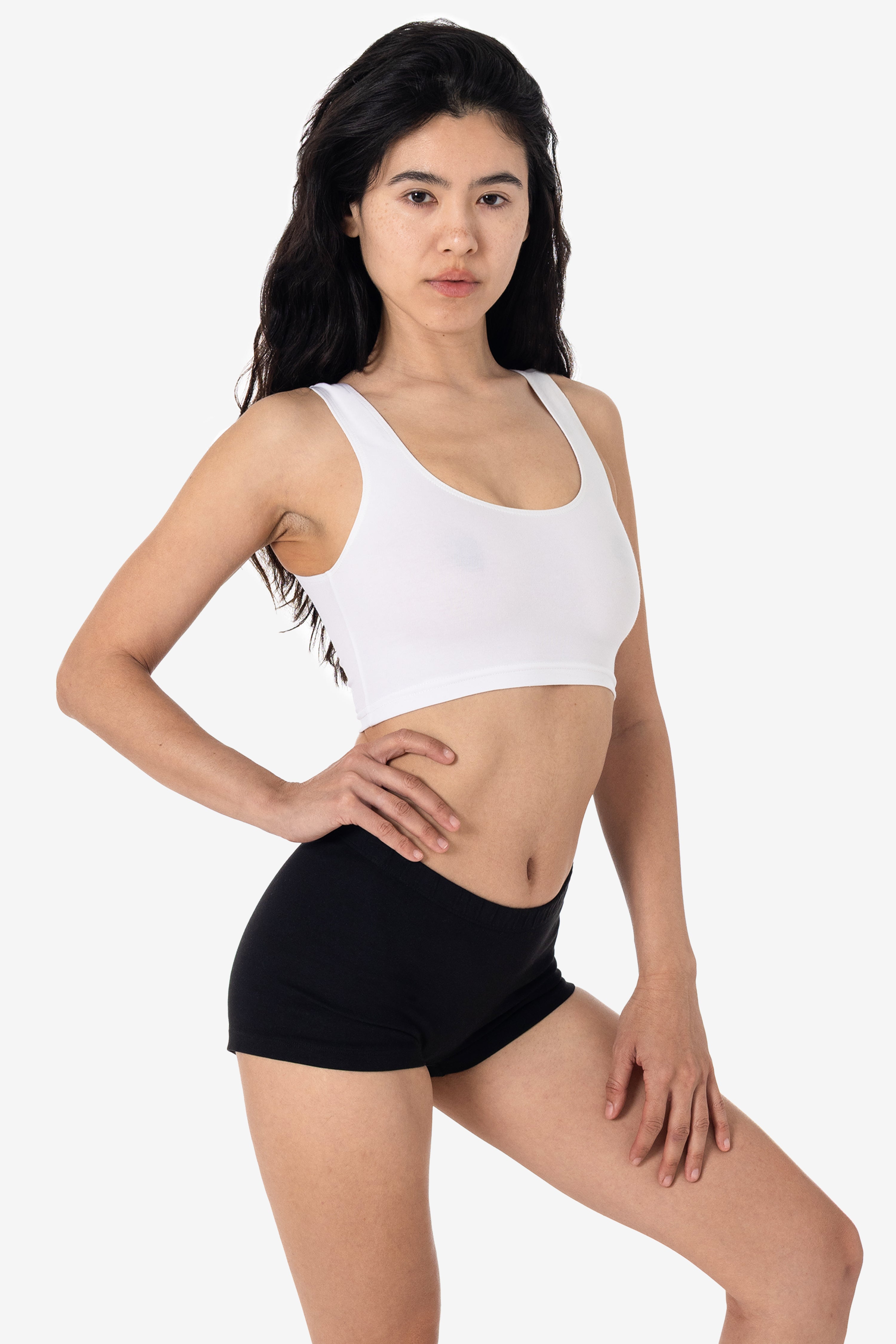 トップス xszaac 8383GD - Garment Dye Cotton Spandex Crop Tank – Los Angeles Apparel