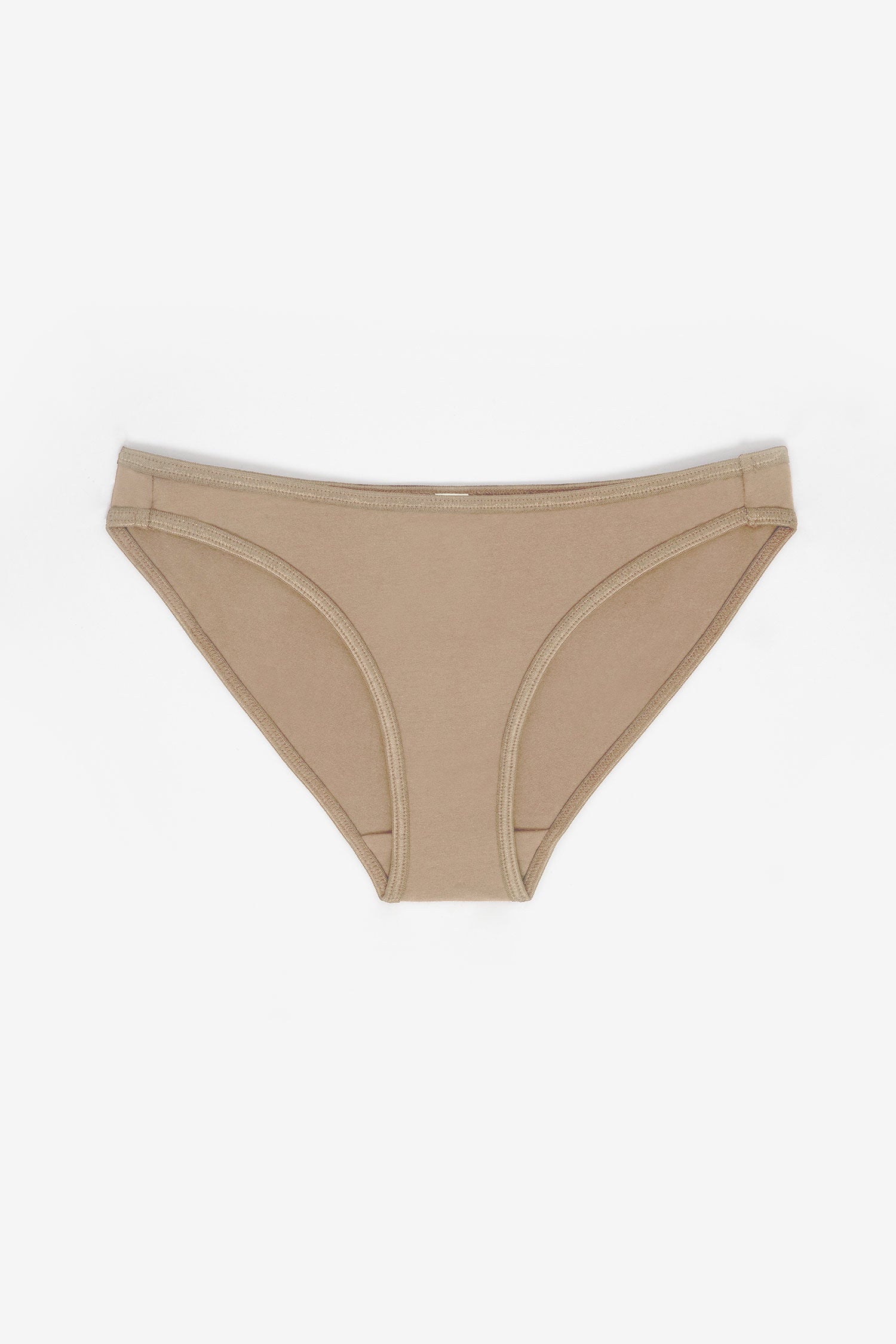 Vermont Country Store Women's Nylon Back-Seam Brief Panty, 2 Pairs Beige