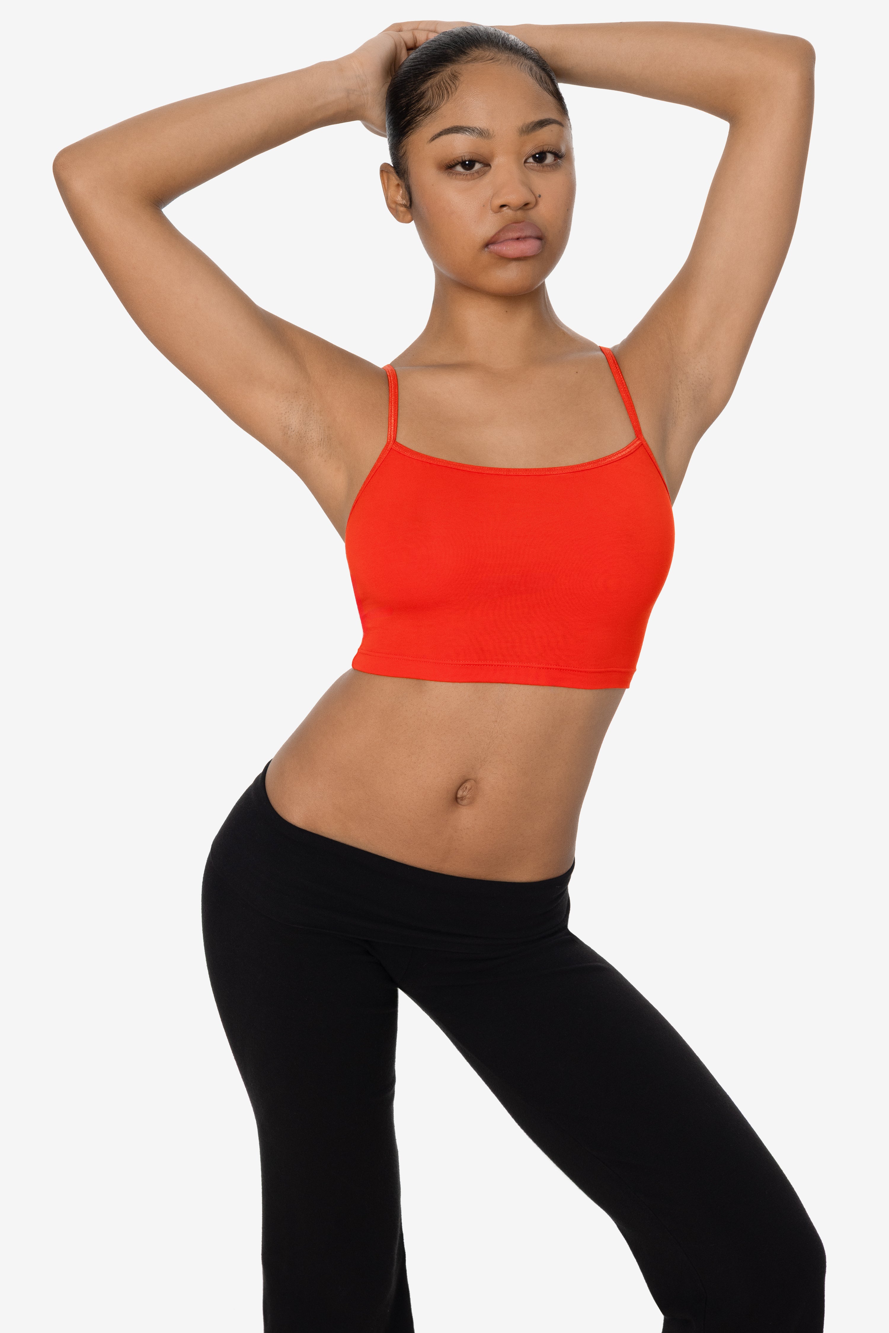 8396 - Spaghetti Crop Top – Los Angeles Apparel
