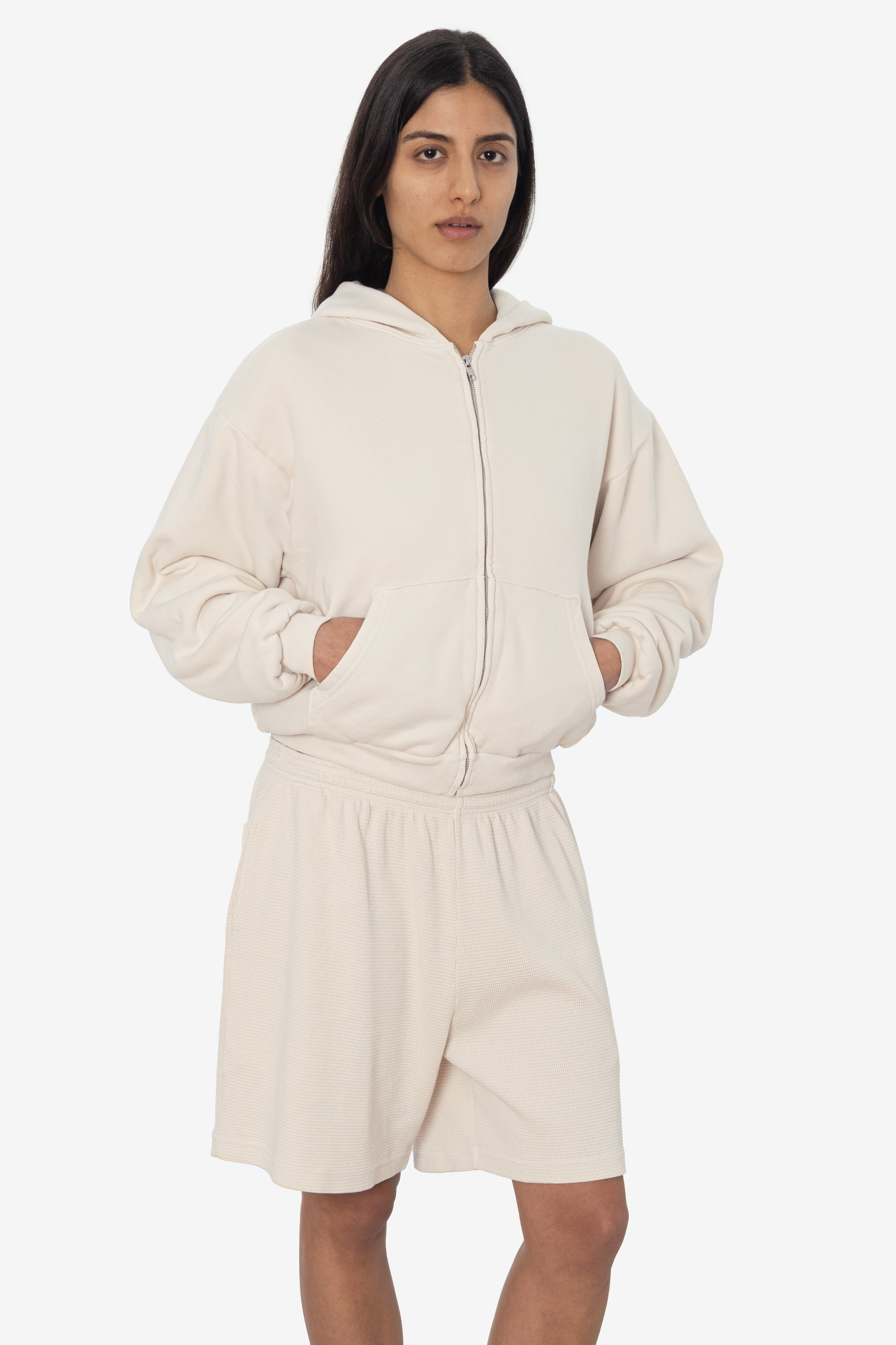 トップス LOS ANGELES APPAREL zip hoodie parka HF10 - Heavy Fleece Zip-Up Hoodie (Piece Dye) – Los Angeles Apparel