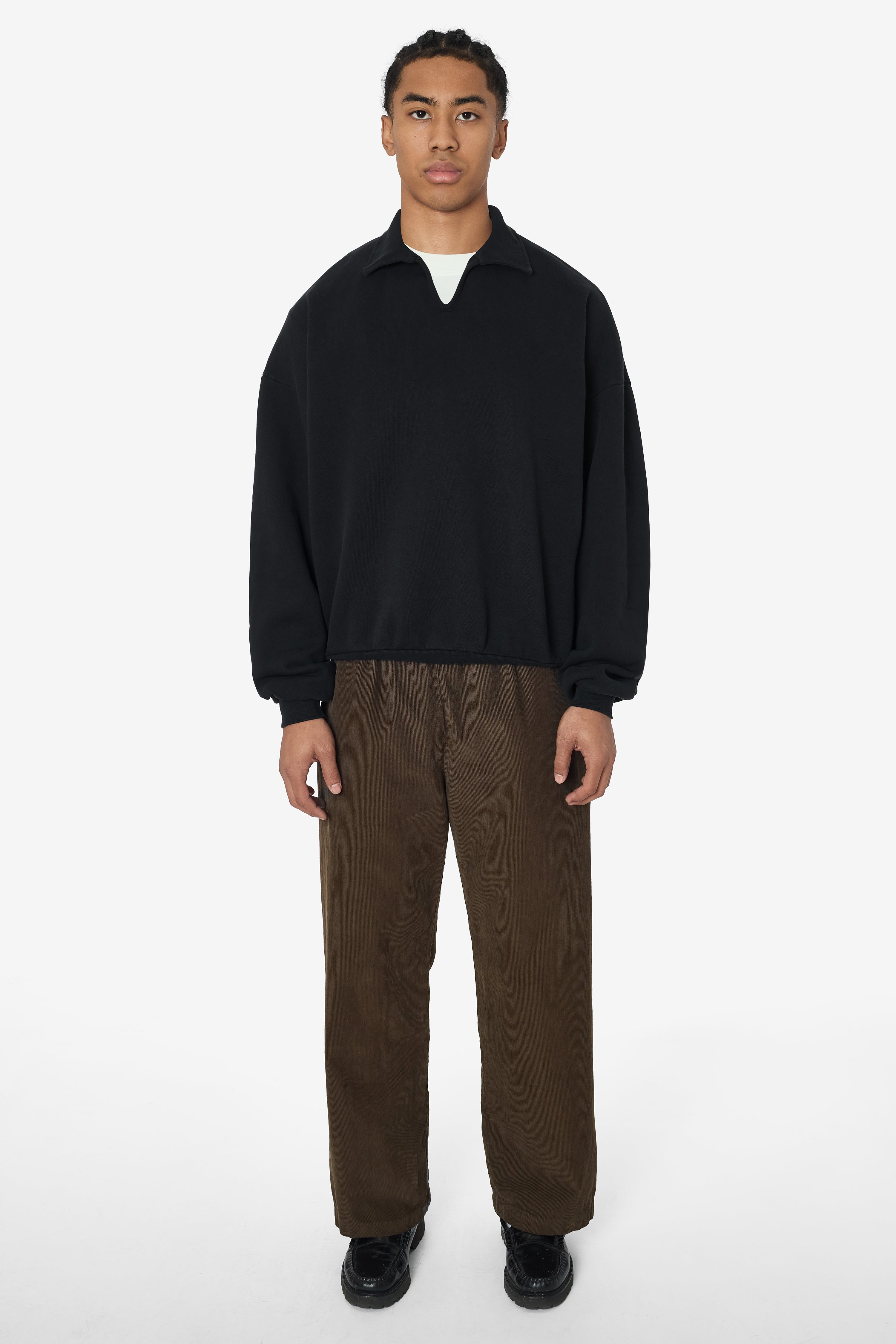 ALP412GD - Alpine Fleece Polo Pullover – Los Angeles Apparel