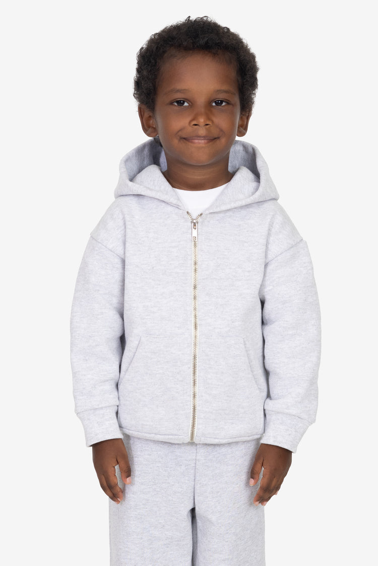 HF-110 - Kids 14oz Heavy Fleece Zip-Up Hoodie