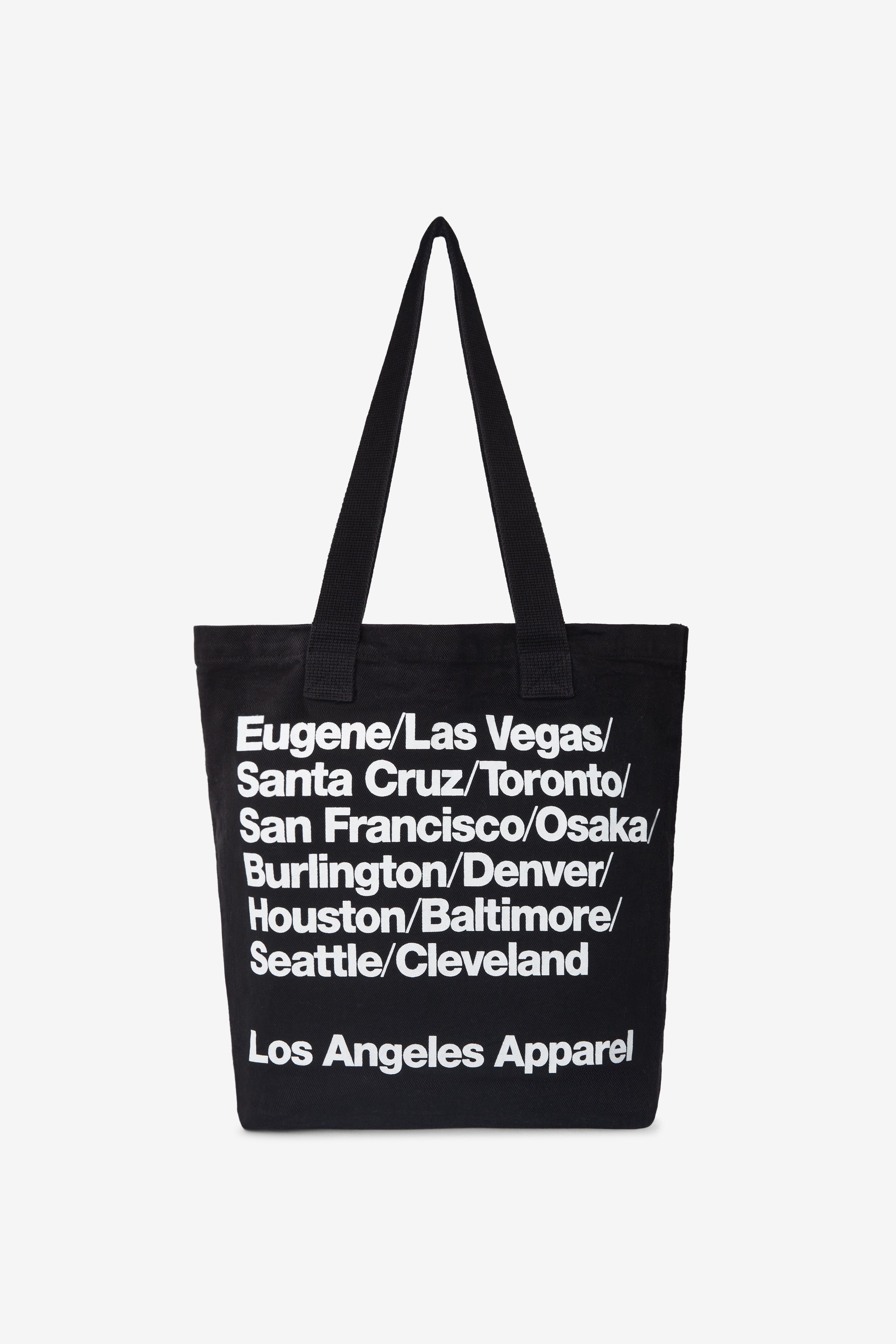 BD01P - Printed Bull Denim Tote Bag – Los Angeles Apparel