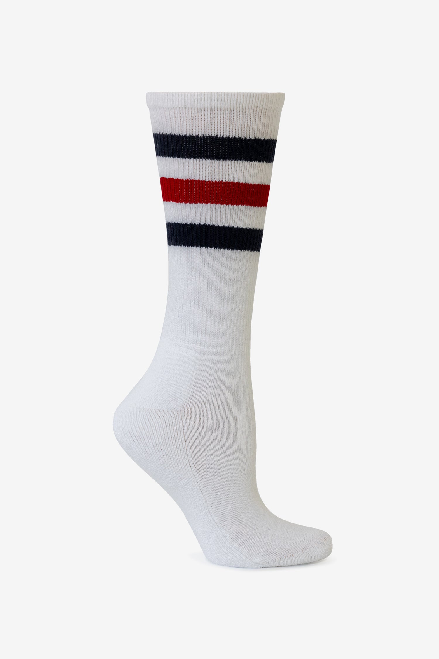 White/Navy Red Str