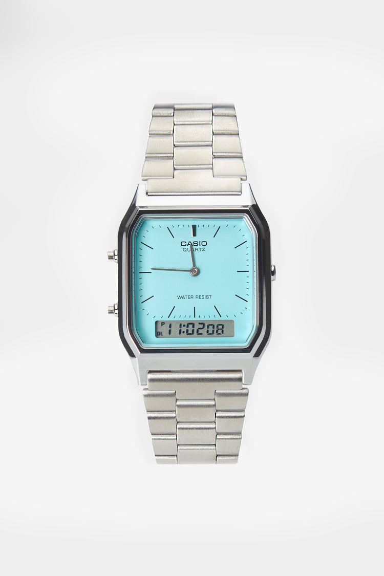WCHD230A - Vintage Silver Casio Men's Watch