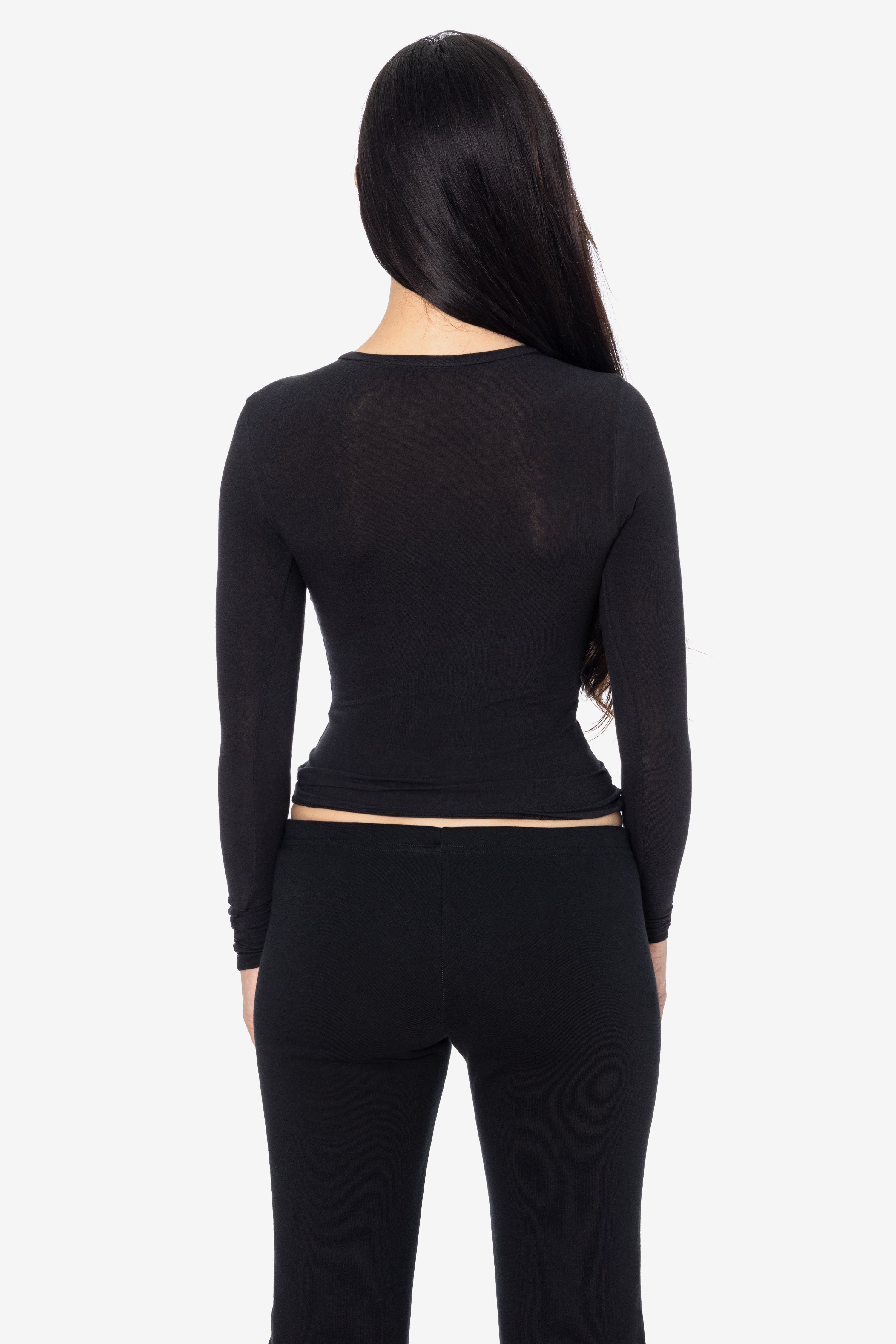 CC307 - Long Sleeve Cheesecloth Fitted T-Shirt – Los Angeles Apparel