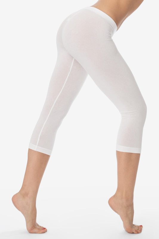 CC3216 - Cheesecloth Cropped Legging