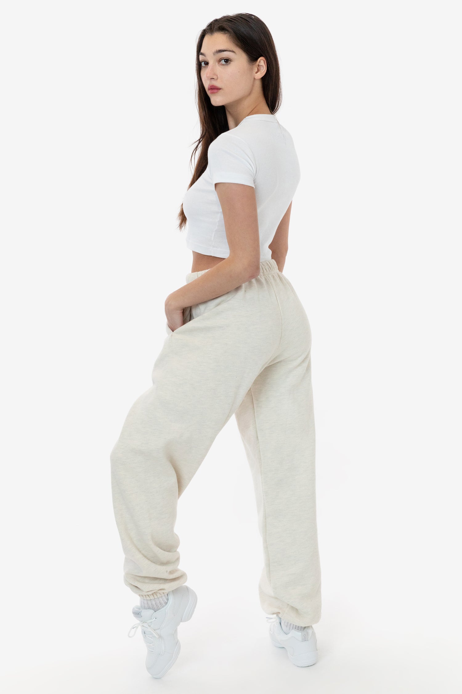 Buy Cotton High-Rise Fleece Mid Rise Lounge Pants - Order Bottoms online  5000009314 - Victoria's Secret US