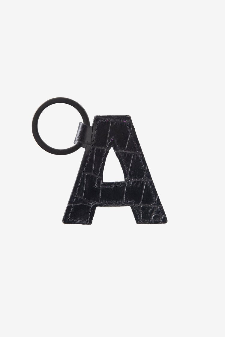 RLH520 - Leather Alphabet Keychain