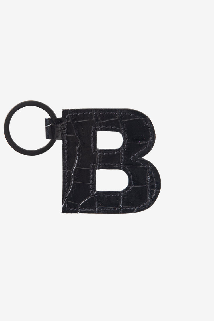 RLH520 - Leather Alphabet Keychain