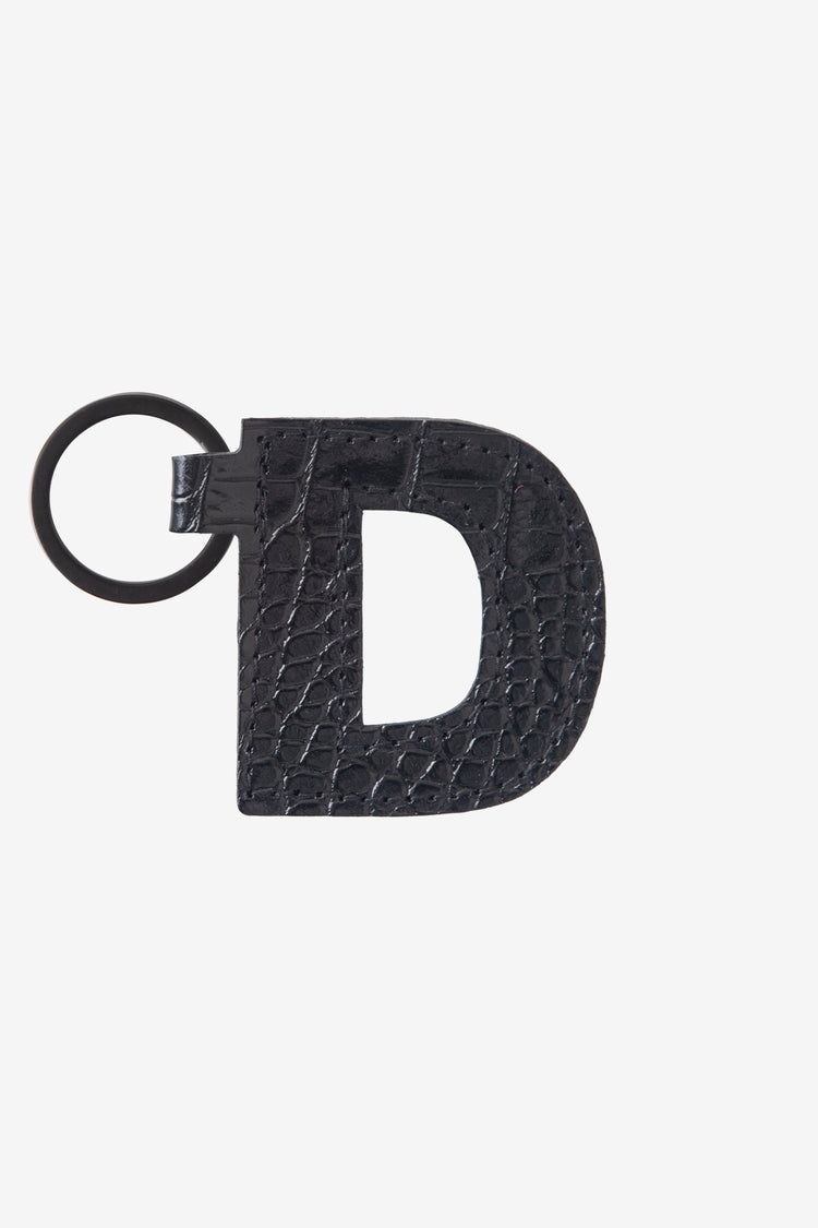 RLH520 - Leather Alphabet Keychain