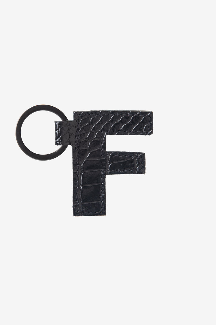 RLH520 - Leather Alphabet Keychain
