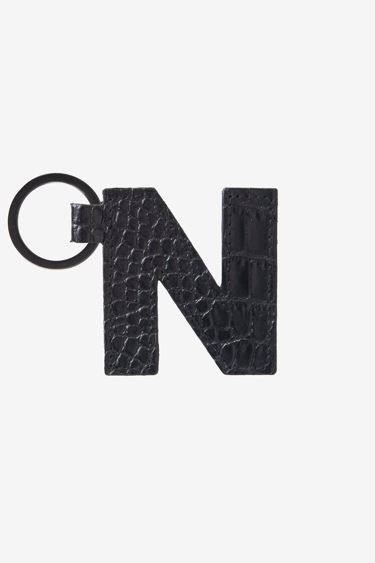 RLH520 - Leather Alphabet Keychain