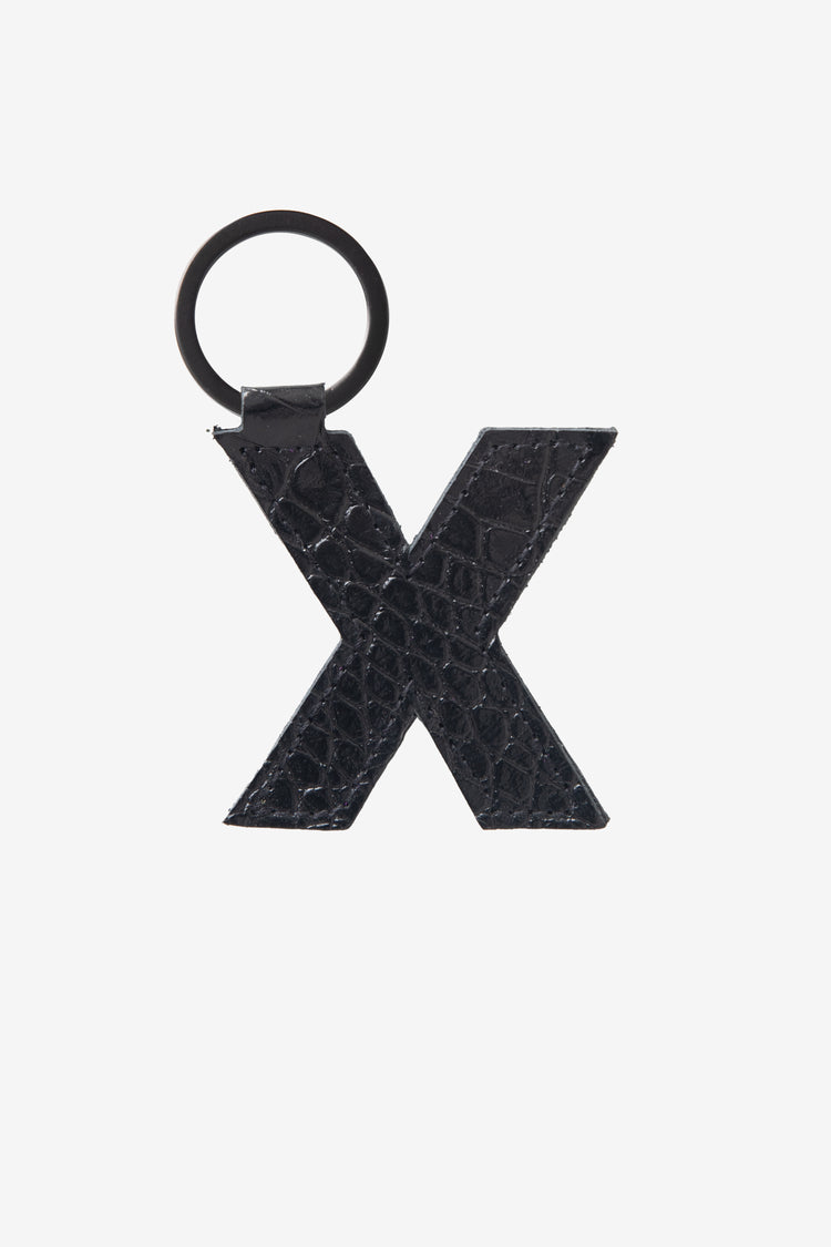 RLH520 - Leather Alphabet Keychain