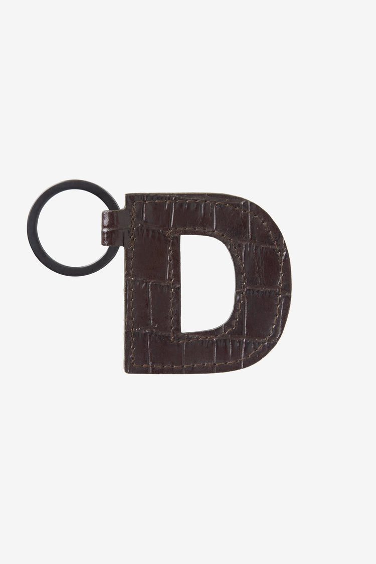RLH520 - Leather Alphabet Keychain