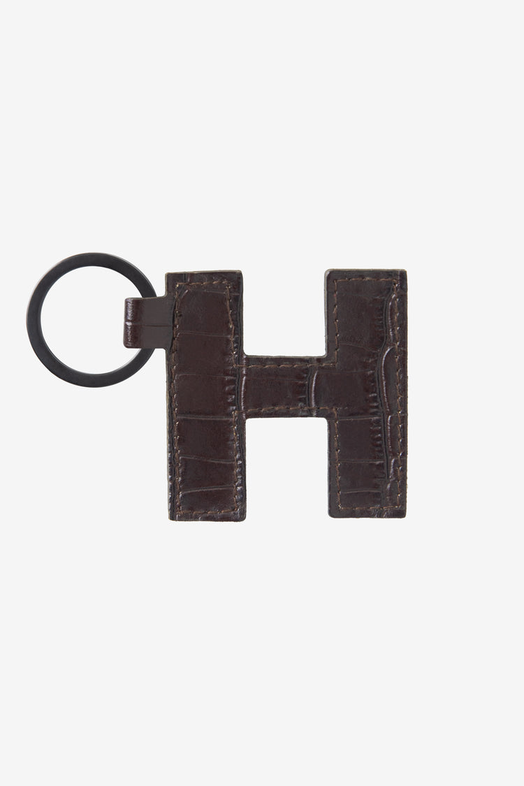 RLH520 - Leather Alphabet Keychain