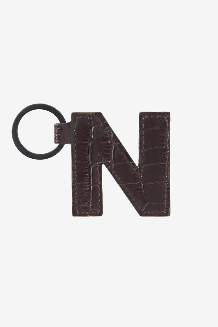 RLH520 - Leather Alphabet Keychain