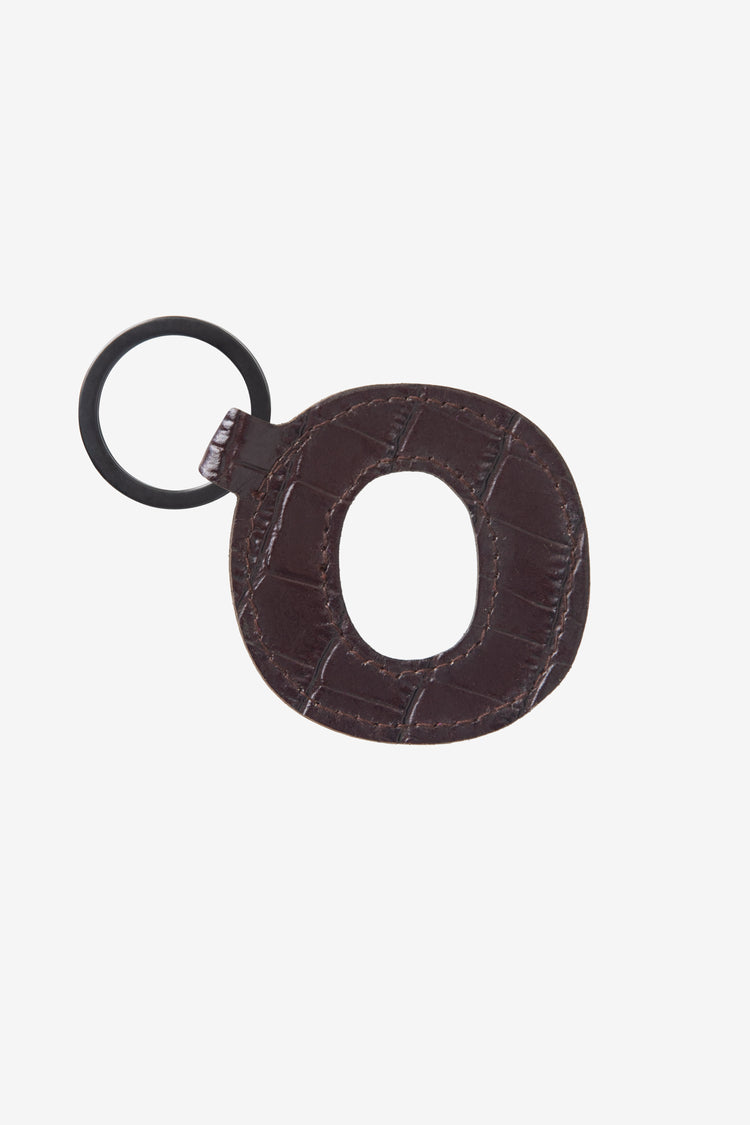 RLH520 - Leather Alphabet Keychain