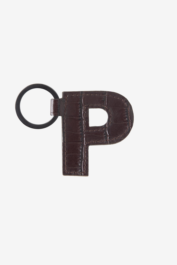 RLH520 - Leather Alphabet Keychain