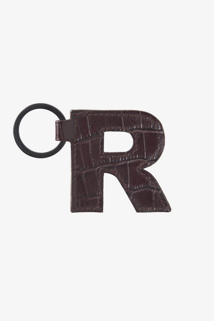 RLH520 - Leather Alphabet Keychain