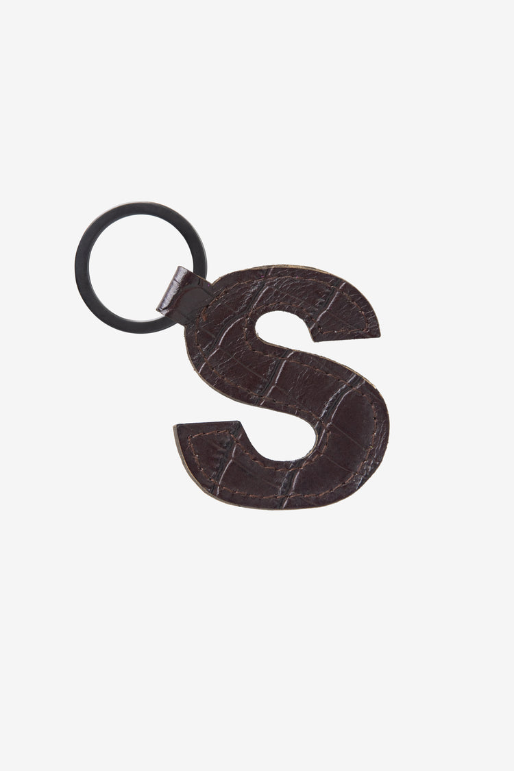 RLH520 - Leather Alphabet Keychain