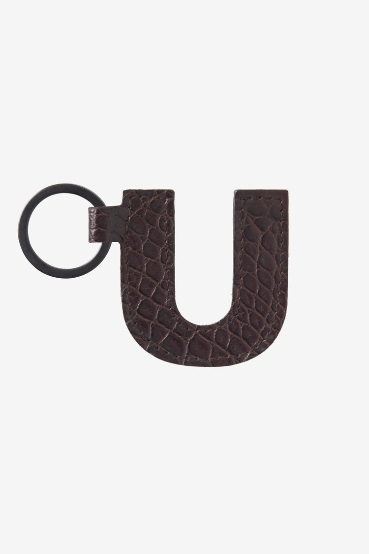 RLH520 - Leather Alphabet Keychain