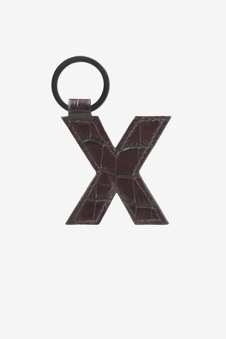RLH520 - Leather Alphabet Keychain
