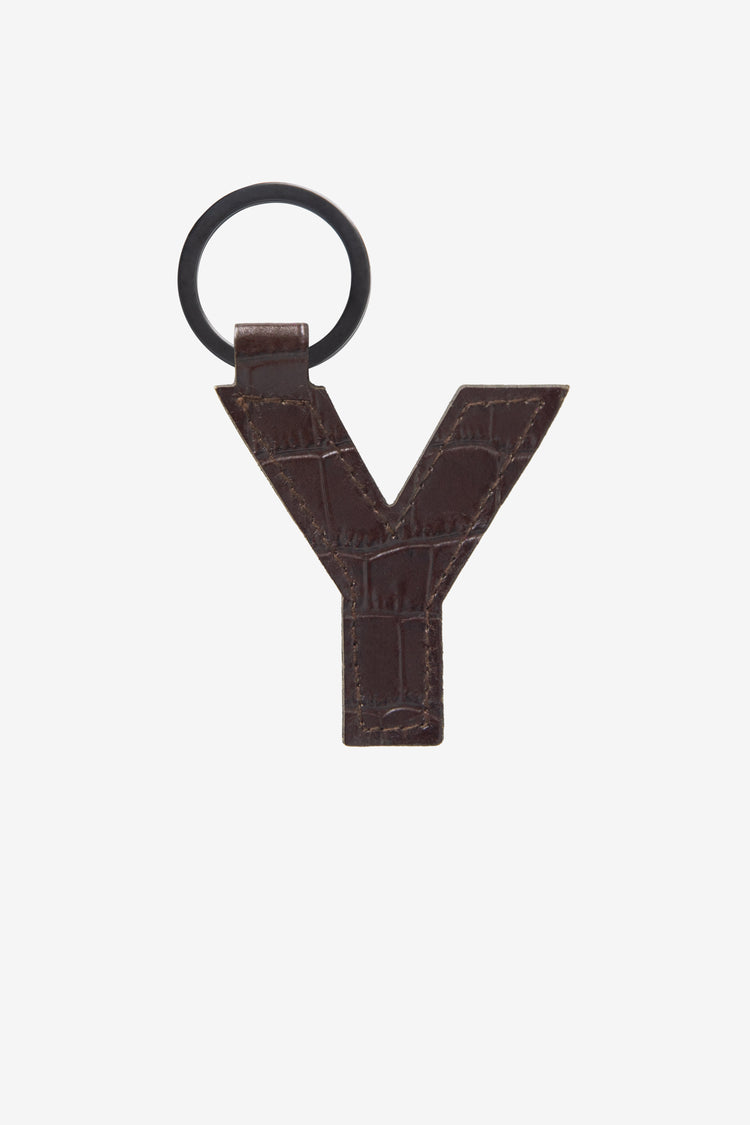 RLH520 - Leather Alphabet Keychain
