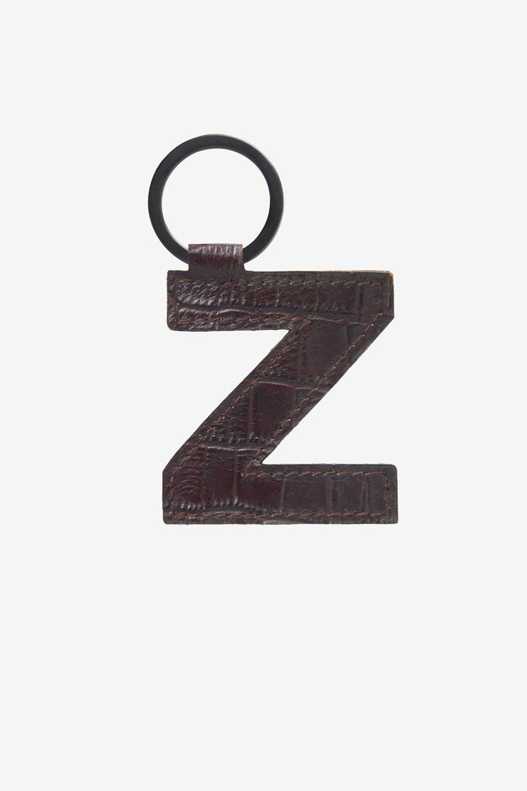 RLH520 - Leather Alphabet Keychain
