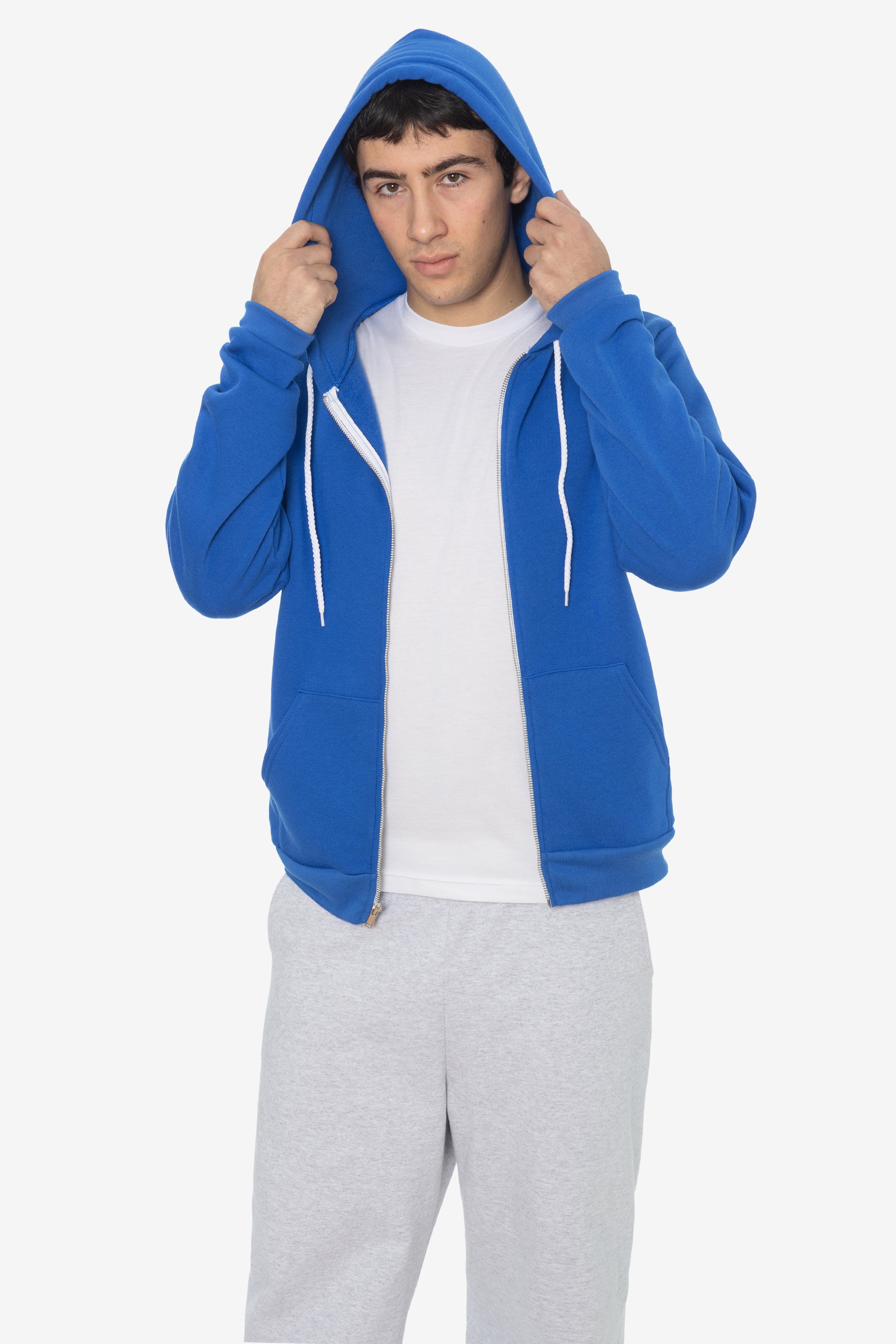 F97 - Flex Fleece Zip Up Hoodie – Los Angeles Apparel