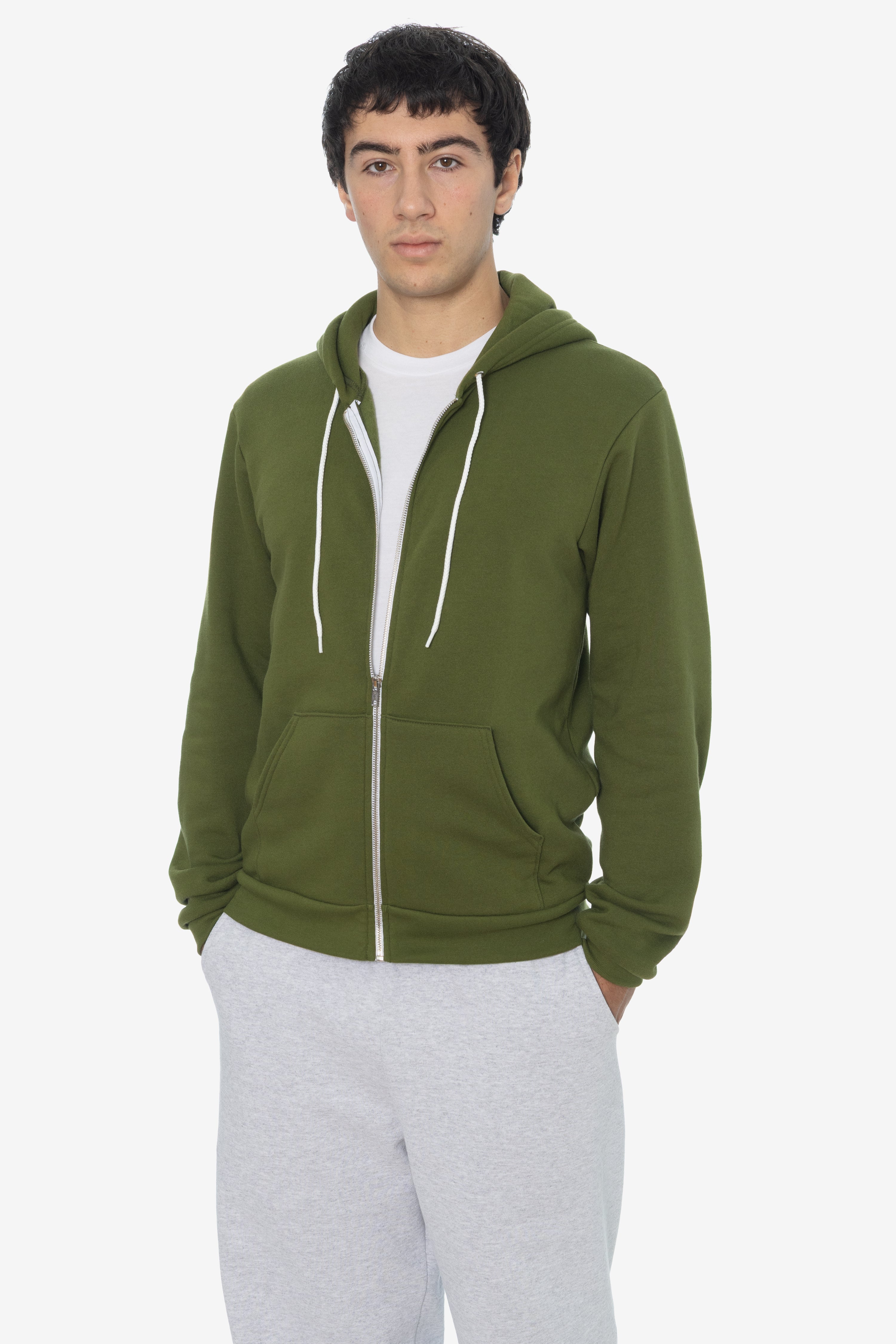 F97 - Flex Fleece Zip Up Hoodie – Los Angeles Apparel
