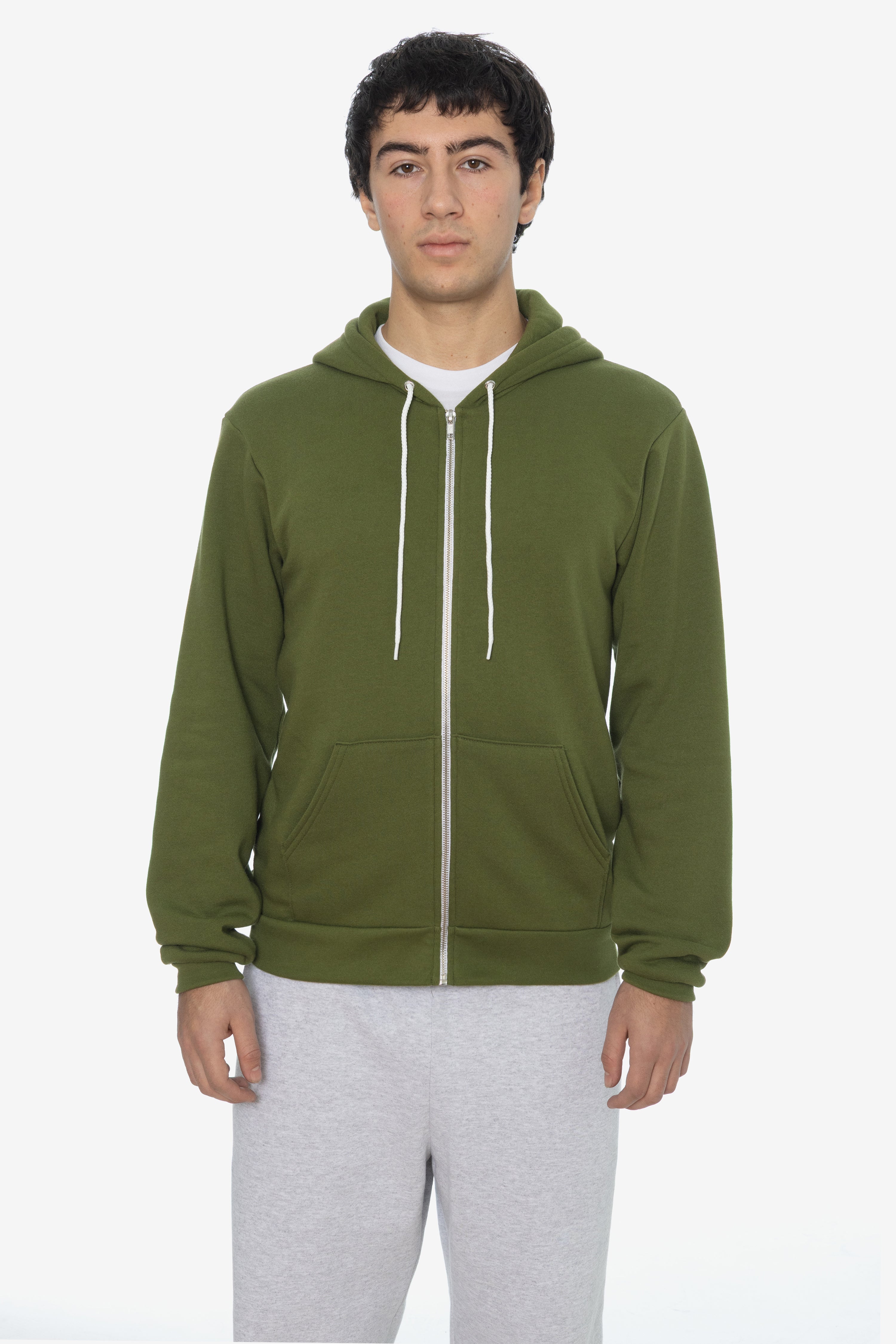 F97 - Flex Fleece Zip Up Hoodie – Los Angeles Apparel
